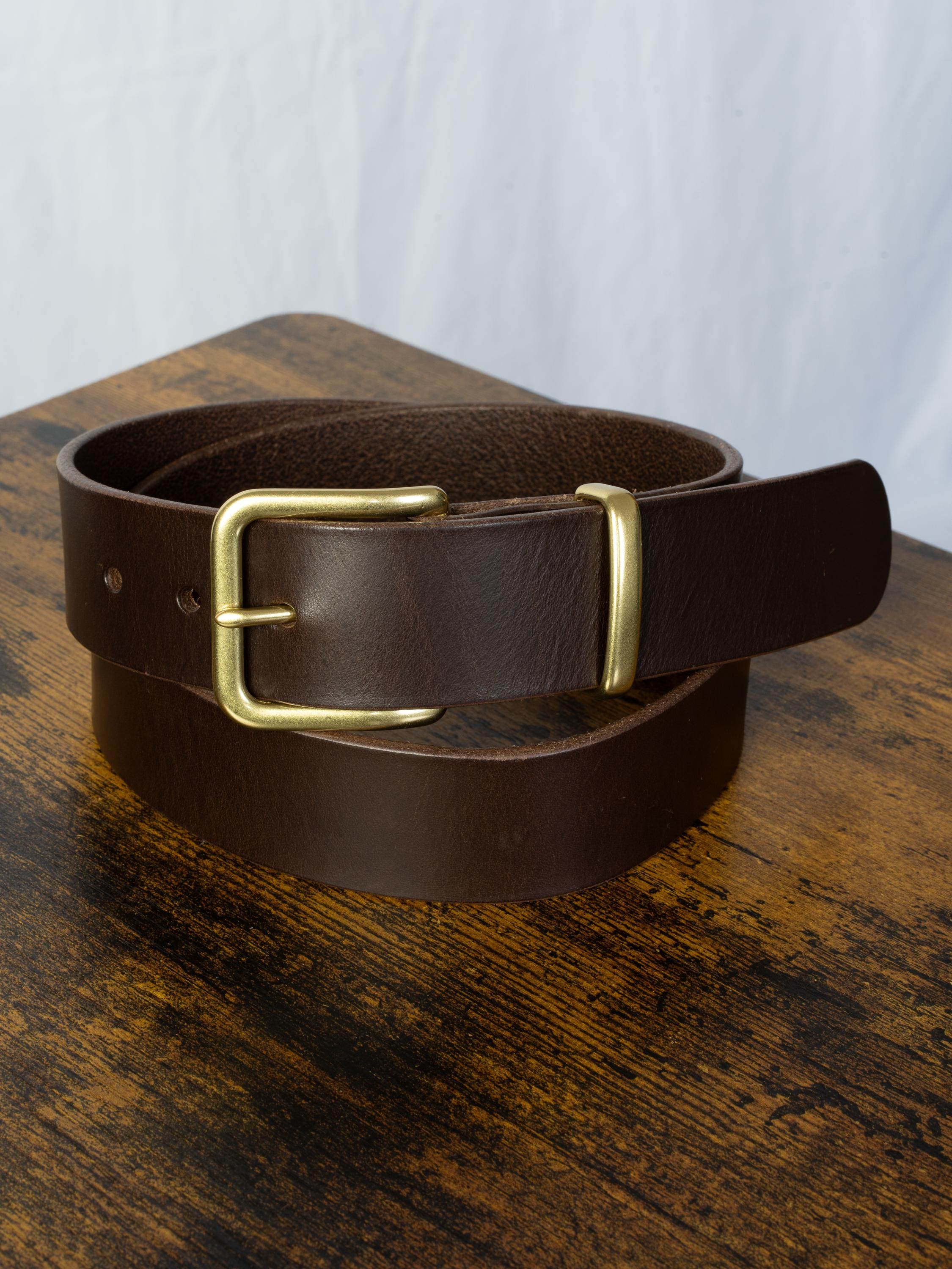 Custom-Made Leather Belt for women belt handmade women's leather belt | 3,8 cm jeans belt Vintage leather belt | Gift for her Luxury belt