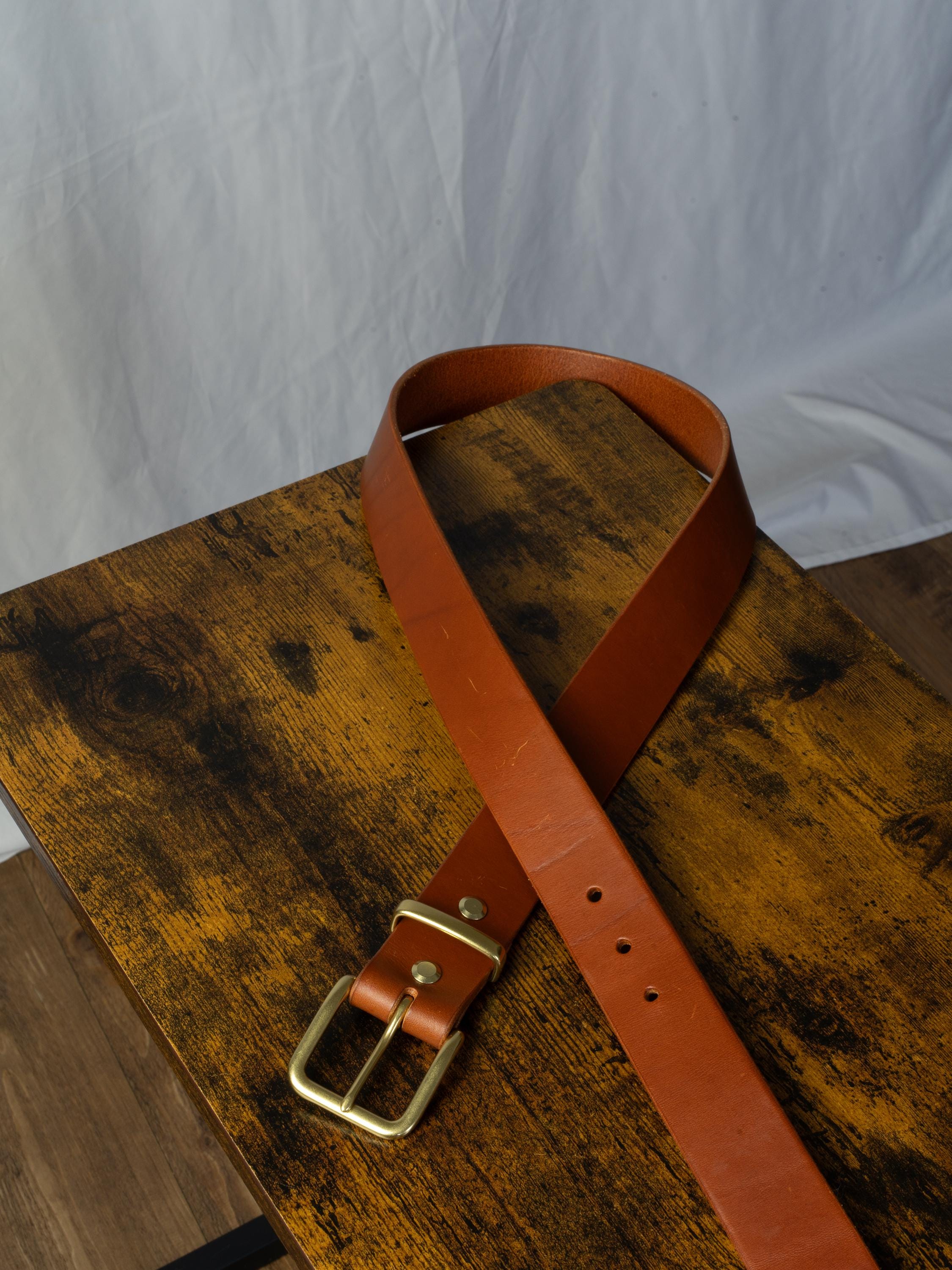 Custom-Made Leather Belt for women belt handmade women's leather belt | 3,8 cm jeans belt Vintage leather belt | Gift for her Luxury belt