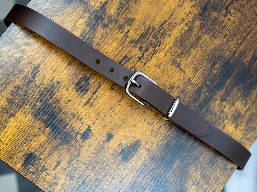 Custom-Made Leather Belt for women belt handmade women's leather belt | 2.5 cm jeans belt Vintage leather belt | Gift for her Luxury belt