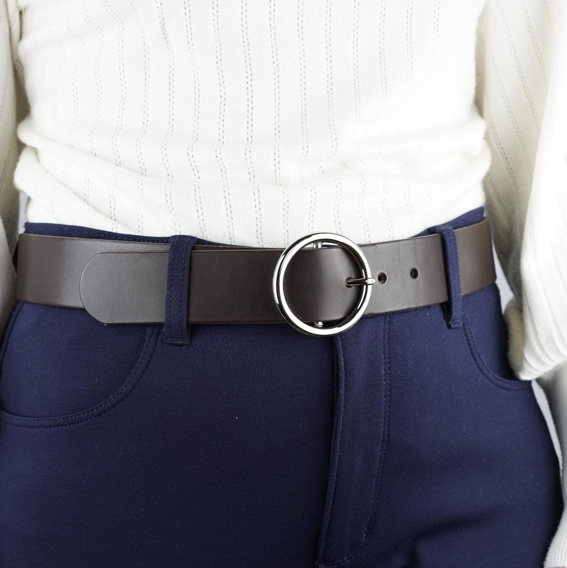 Custom-Made Leather Belt for women belt handmade women's leather belt | 3,8 cm jeans belt Vintage leather belt | Gift for her Luxury belt