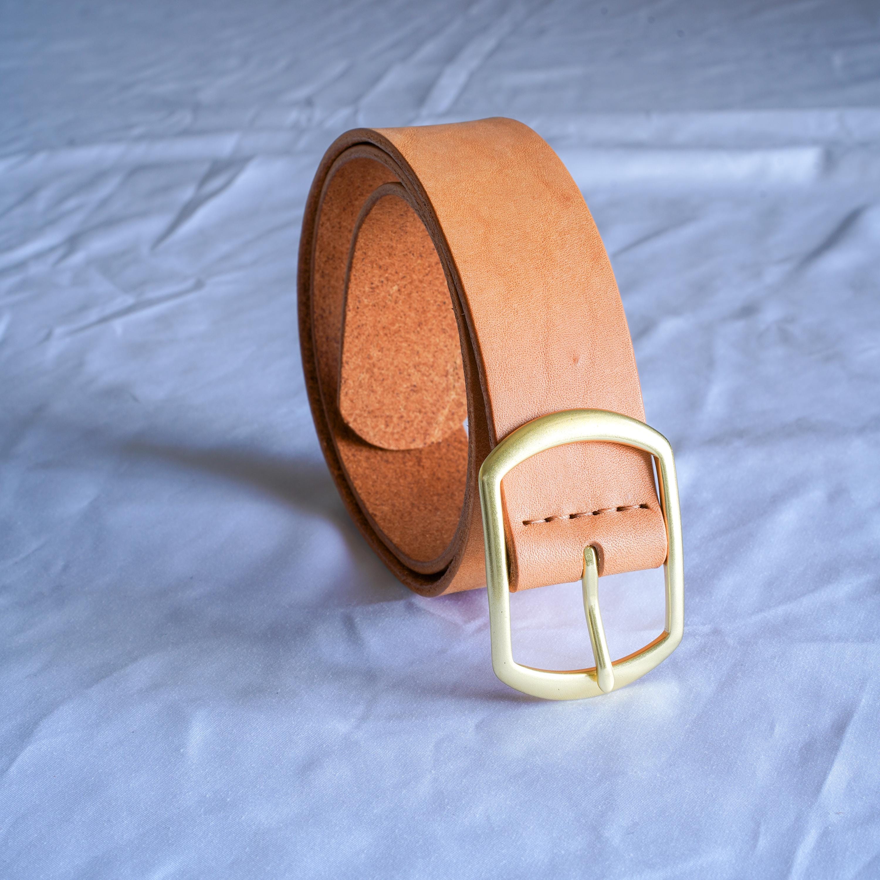 Custom made belt for women belt Vegetable-Tanned Tuscan Leather | 3,8 cm women belt for jeans belt for women vintage belt