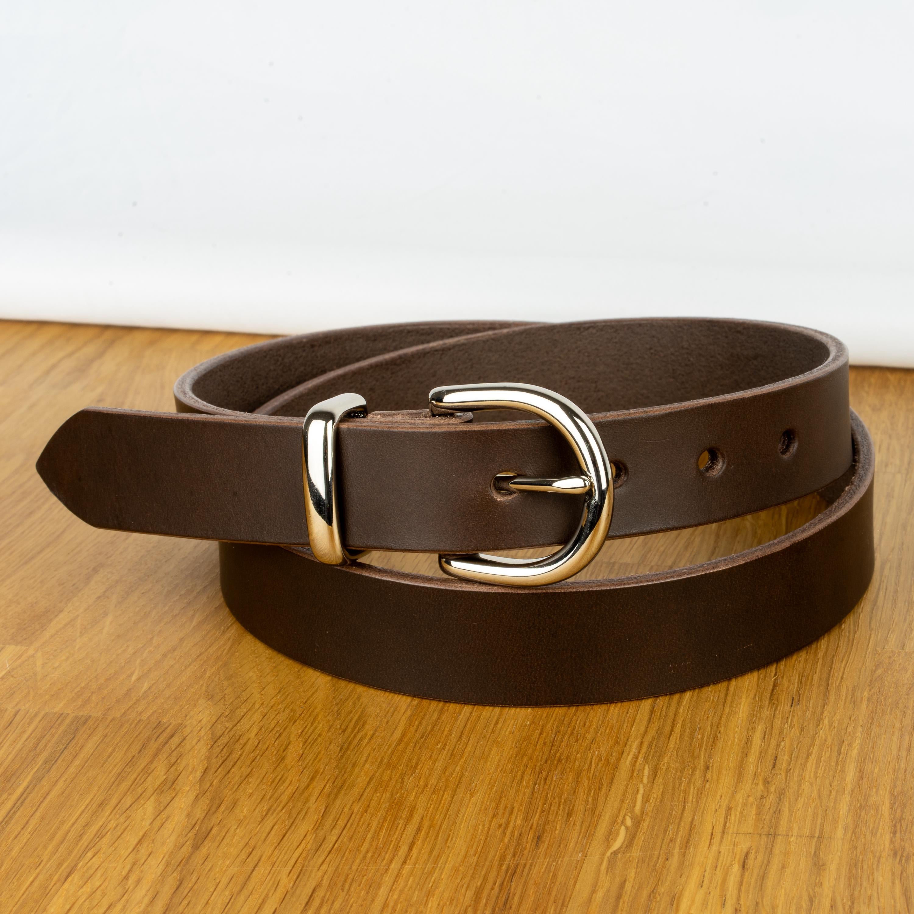 Custom-Made Leather Belt for women belt handmade women's leather belt | 2.5 cm jeans belt Vintage leather belt | Gift for her Luxury belt