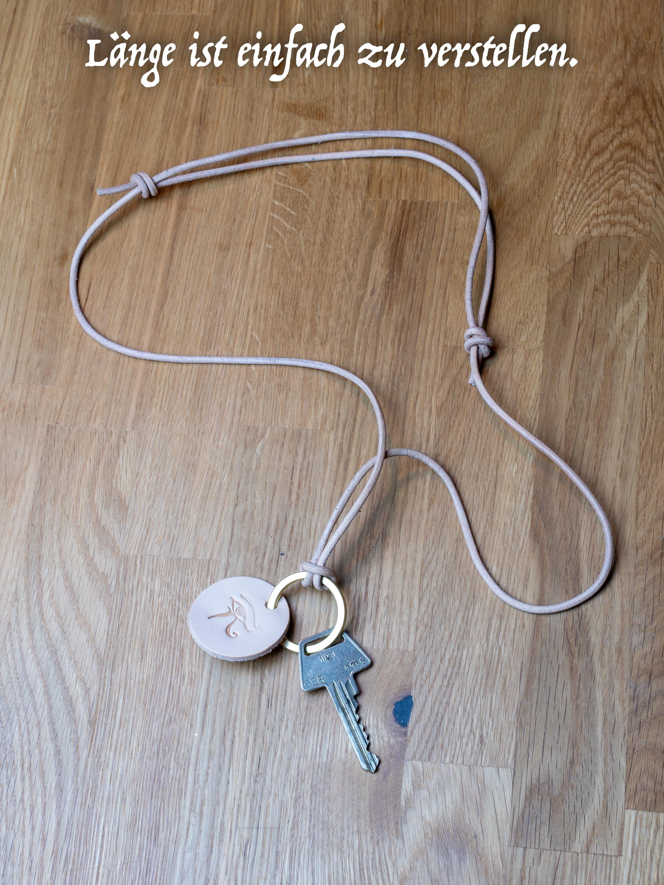 Personalisiertes Leder-Lanyard | Ausweishalter | ID-Schlüsselanhänger-Halskette | Leder-Schlüsselband, Geschenke für Mitarbeiter, Kunden