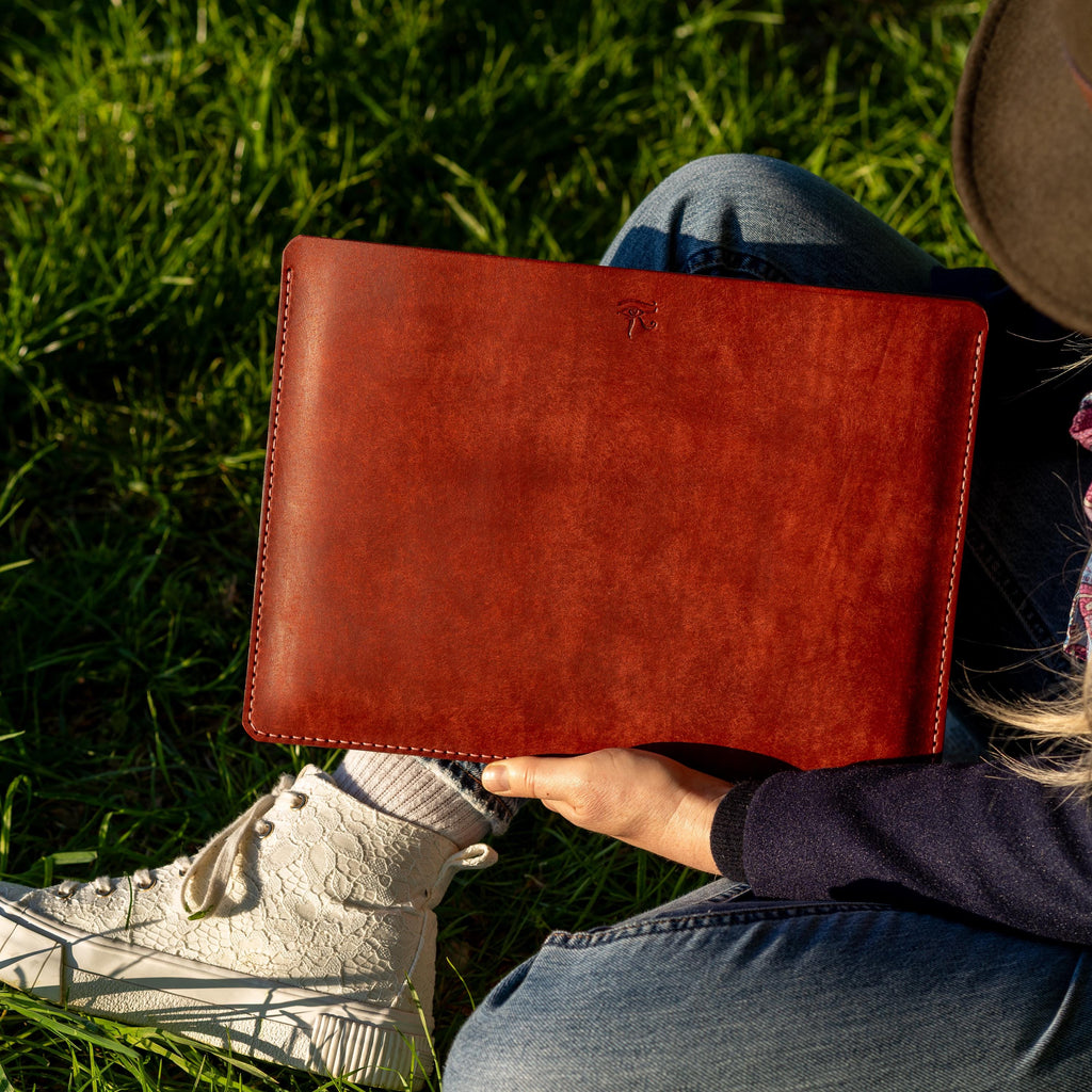 Leather MacBook sleeve | MacBook Case | minimalist iPad sleeve | Laptop case 11, 13, 14, 15, 16,17