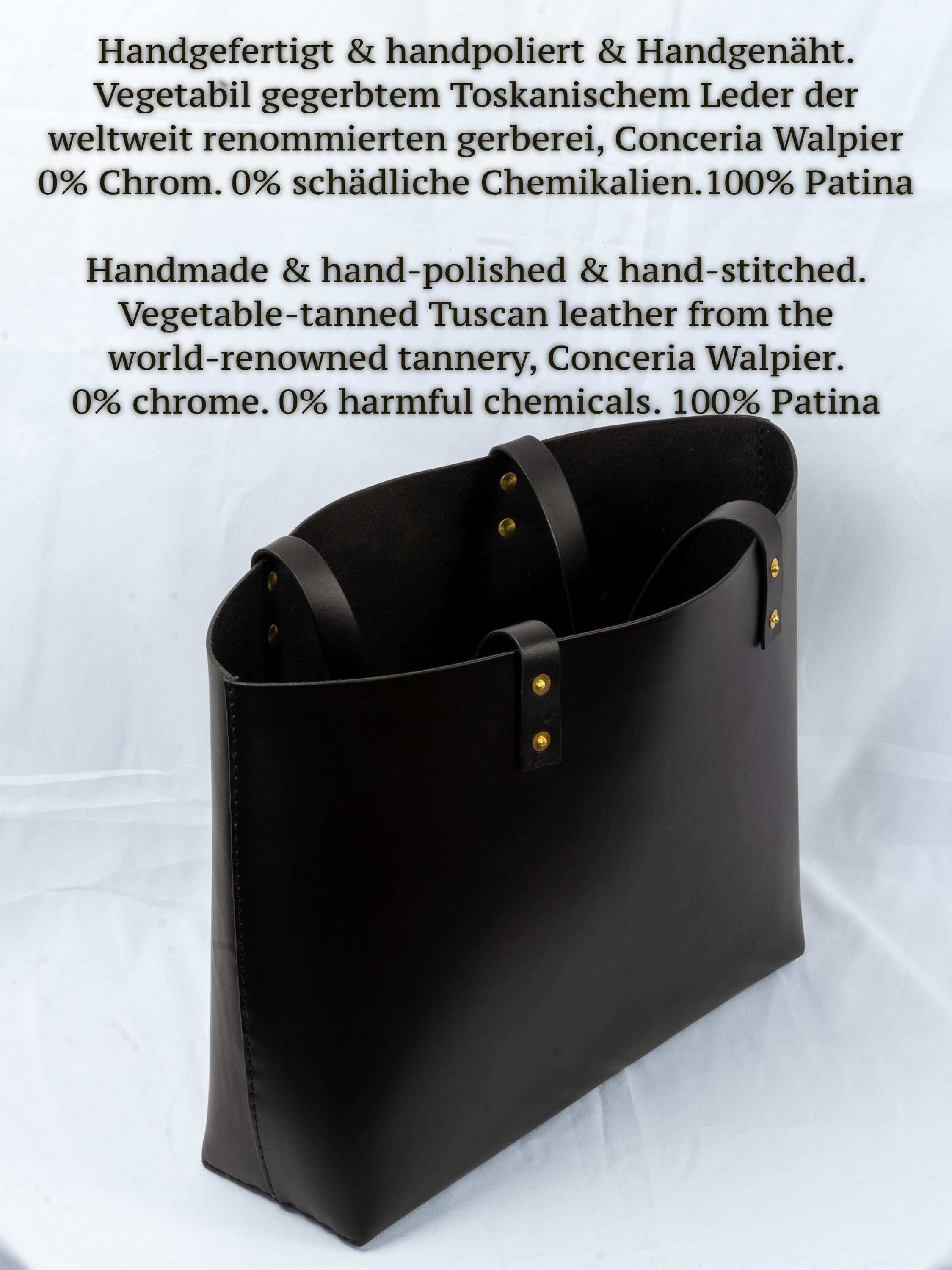 Large Leather Tote Bag for Women Leather Shopper - Shoulder Bag & Crossbody Purse - Roomy Market Tote Bag XXL