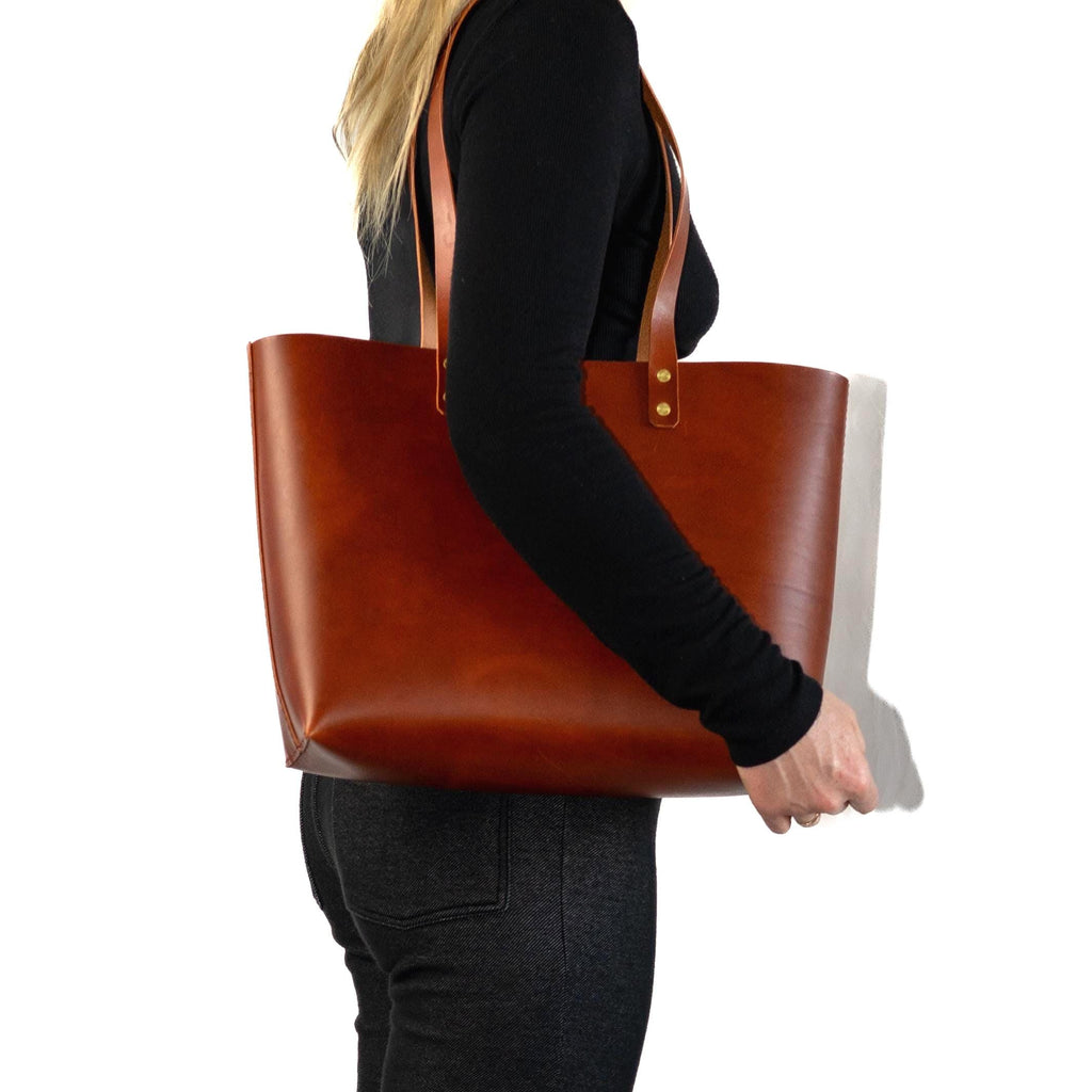 Large Leather Tote Bag for Women Leather Shopper - Shoulder Bag & Crossbody Purse - Roomy Market Tote Bag XXL