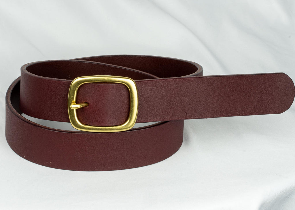 Custom-Made Leather Belt for women belt handmade women's leather belt | 3,8 cm jeans belt Vintage leather belt | Gift for her Luxury belt