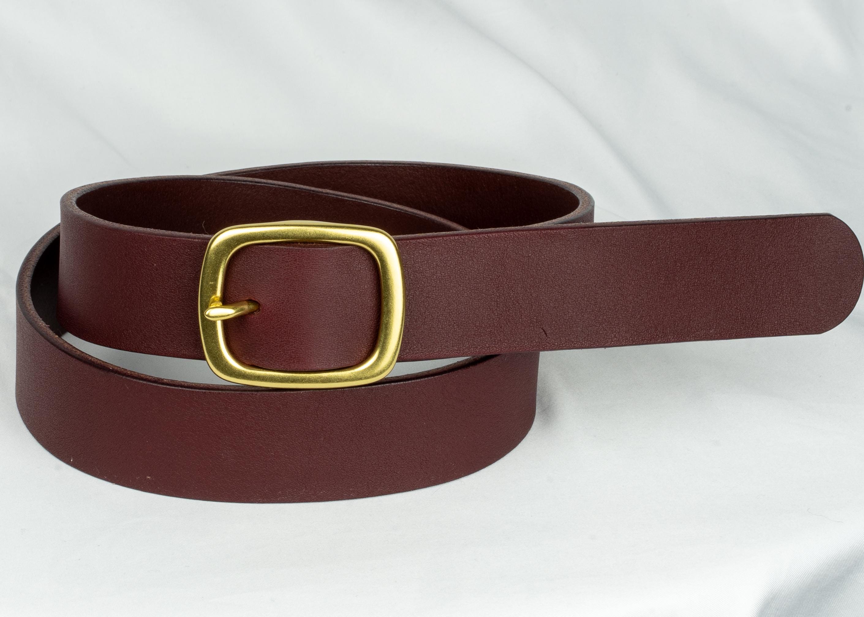 Custom-Made Leather Belt for women belt handmade women's leather belt | 3,8 cm jeans belt Vintage leather belt | Gift for her Luxury belt