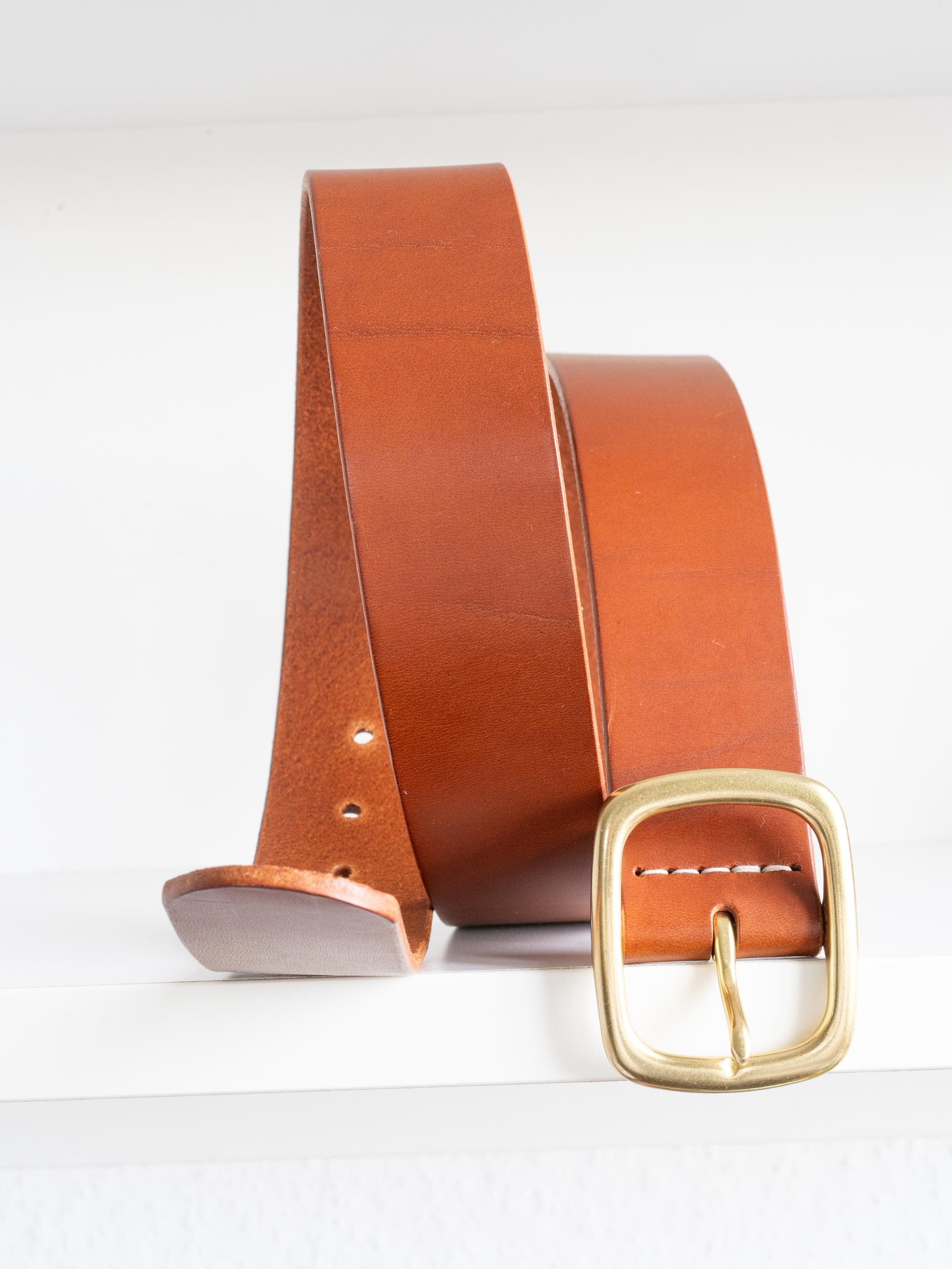 Custom-Made Leather Belt for women belt handmade women's leather belt | 3,8 cm jeans belt Vintage leather belt | Gift for her Luxury belt
