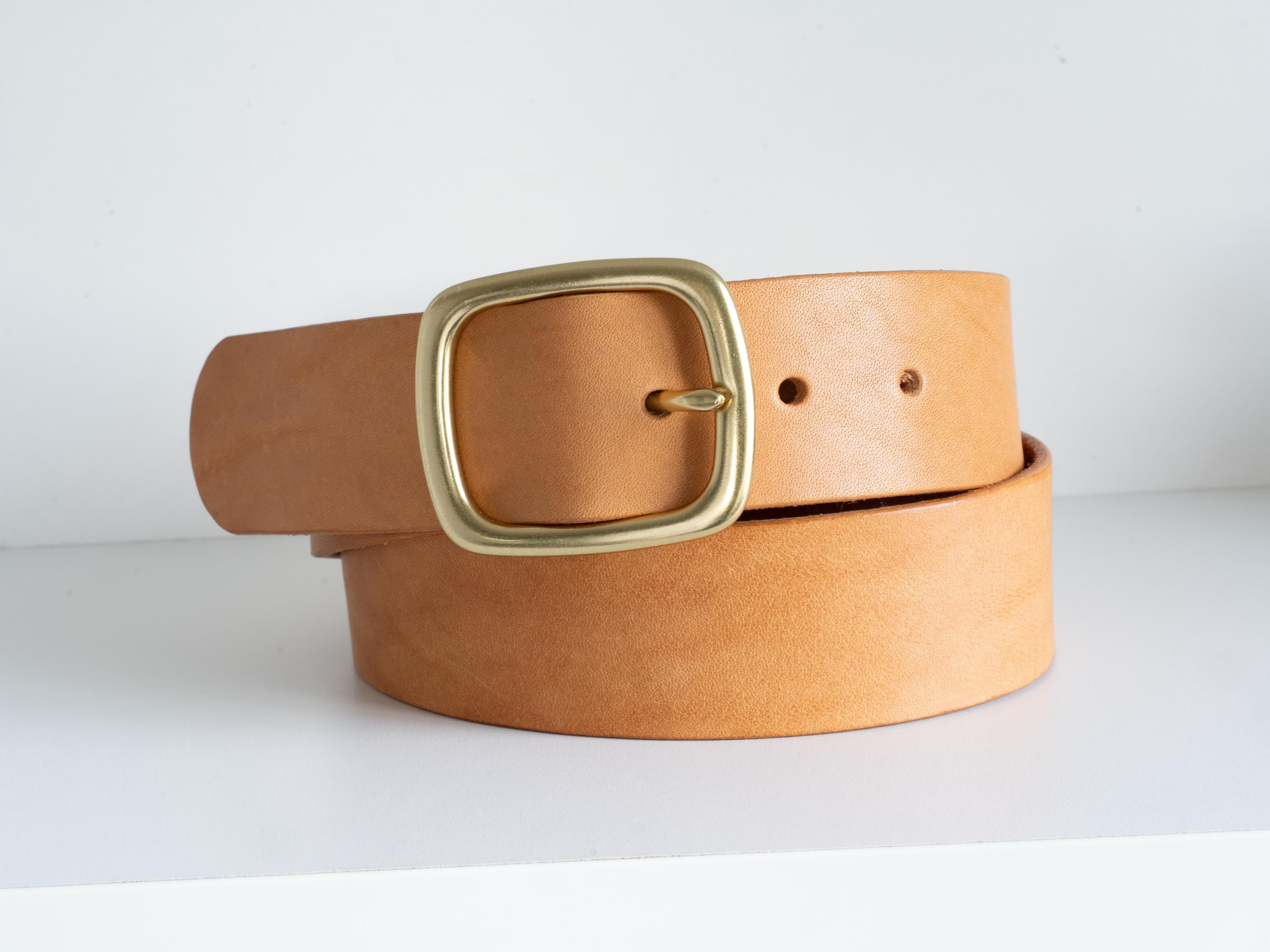 Custom-Made Leather Belt for women belt handmade women's leather belt | 3,8 cm jeans belt Vintage leather belt | Gift for her Luxury belt