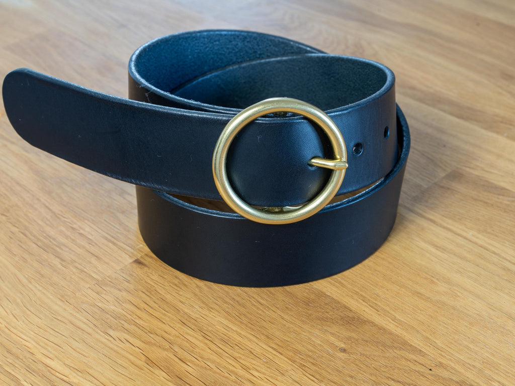 Custom-Made Leather Belt for women belt handmade women's leather belt | 3,8 cm jeans belt Vintage leather belt | Gift for her Luxury belt