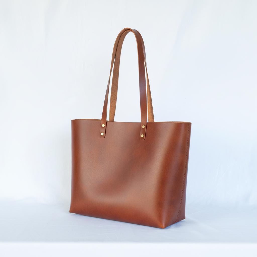 Large Leather Tote Bag for Women Leather Shopper - Shoulder Bag & Crossbody Purse - Roomy Market Tote Bag XXL