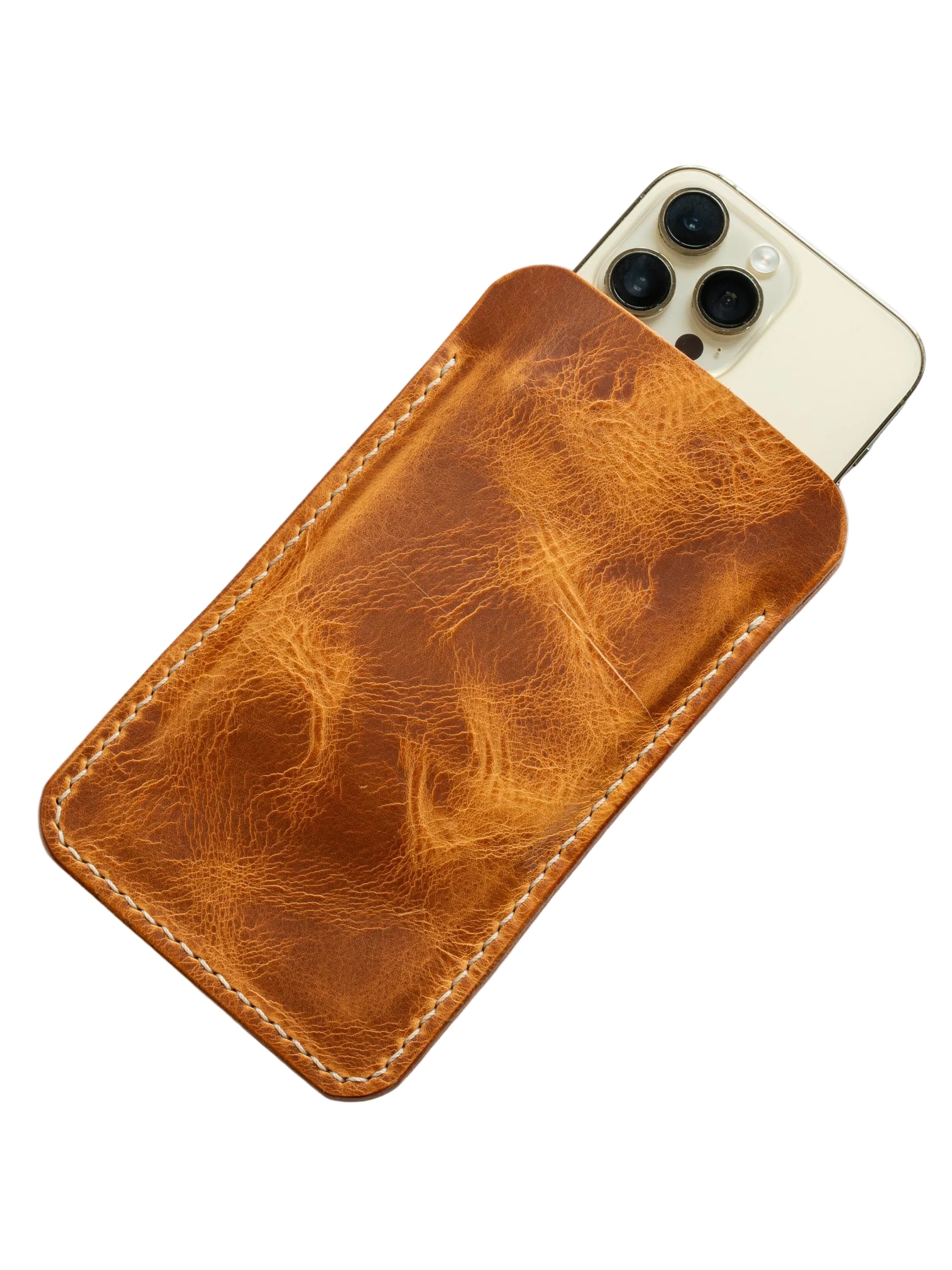Hand-stitched Leather Case for Your Smartphone - iPhone Case, Every Stitch Sewn by Hand • iPhone Etui