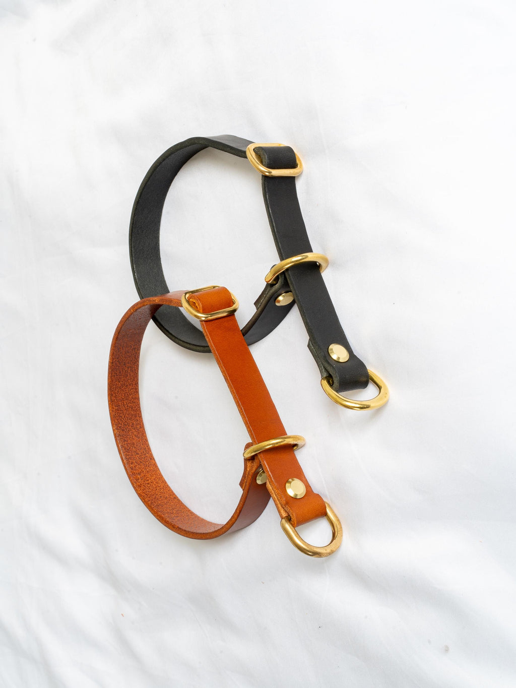 Handgefertigtes Leder Hundehalsband | Pflanzlich Gegerbtes Premium Leder | Namensgravur | Messing Hardware | Geschenk für Hunde