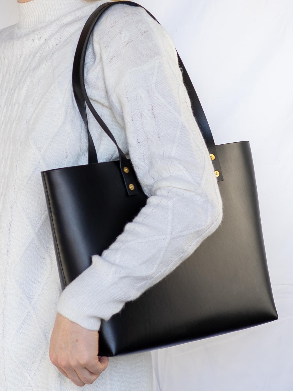 Large Leather Tote Bag for Women Leather Shopper - Shoulder Bag & Crossbody Purse - Roomy Market Tote Bag XXL