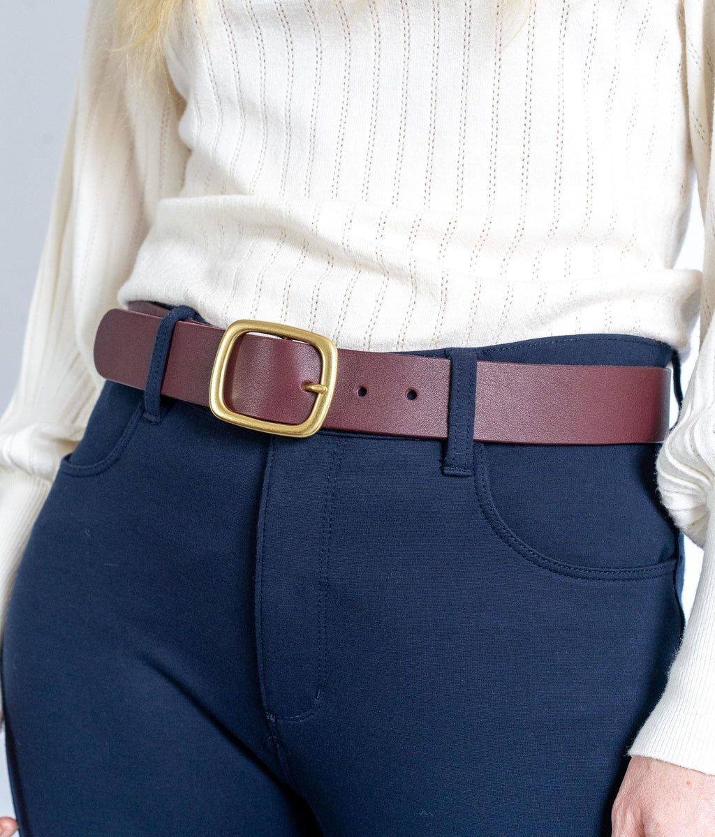Custom-Made Leather Belt for women belt handmade women's leather belt | 3,8 cm jeans belt Vintage leather belt | Gift for her Luxury belt