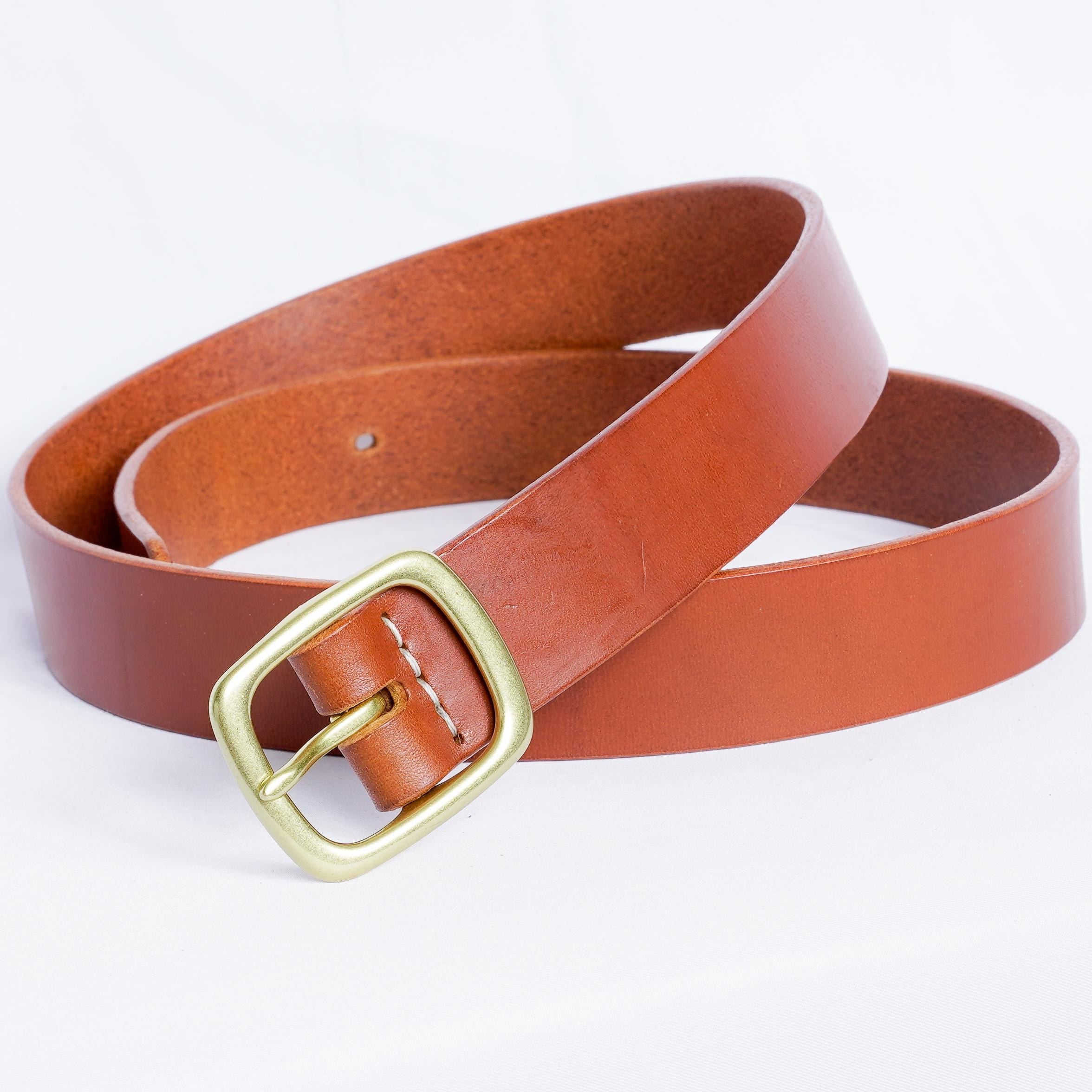 Custom-Made Leather Belt for women belt handmade women's leather belt | 3,8 cm jeans belt Vintage leather belt | Gift for her Luxury belt