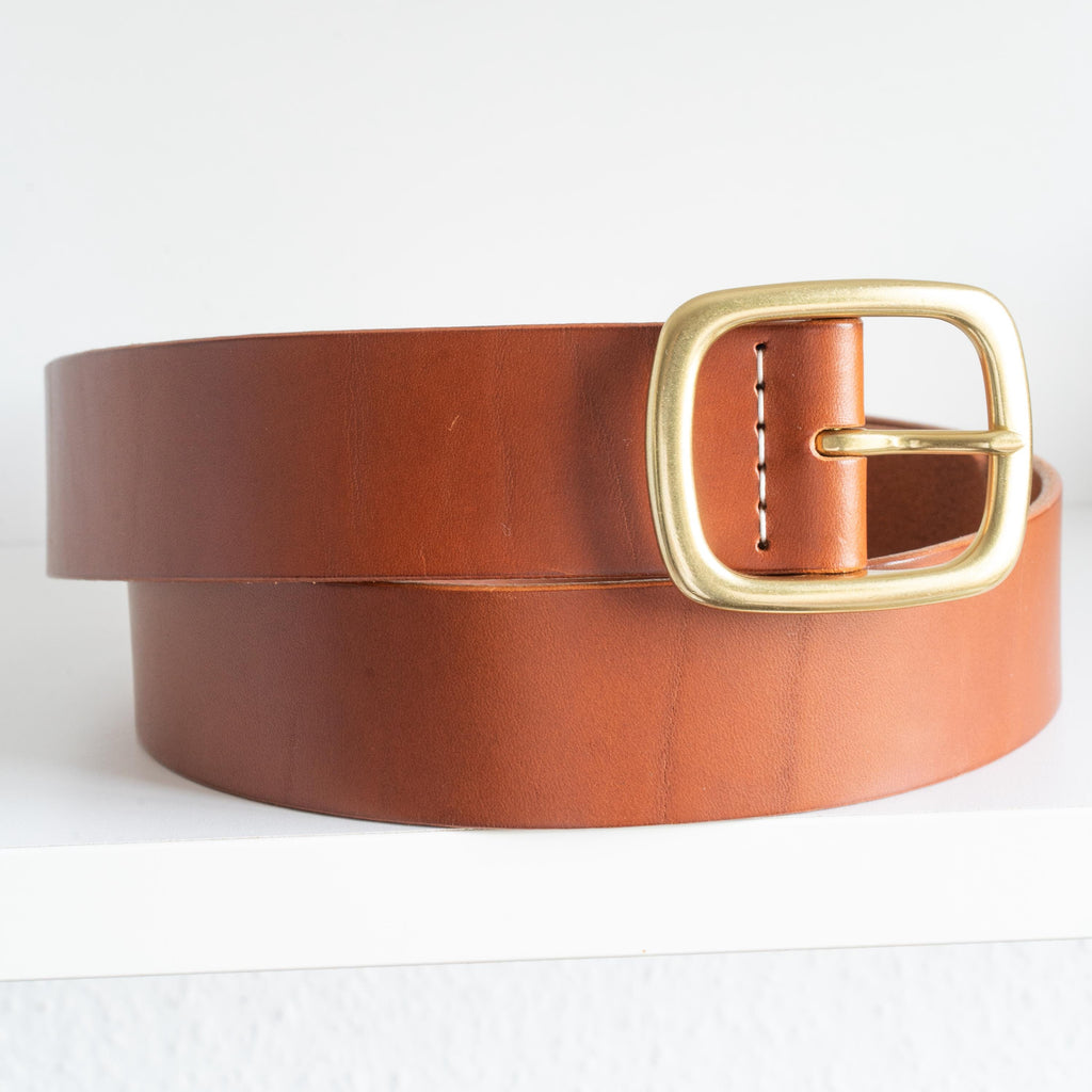 Custom-Made Leather Belt for women belt handmade women's leather belt | 3,8 cm jeans belt Vintage leather belt | Gift for her Luxury belt