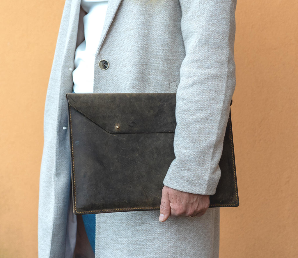 Leather MacBook sleeve | MacBook Case | minimalist iPad sleeve | Laptop case 11, 13, 14, 15, 16,17