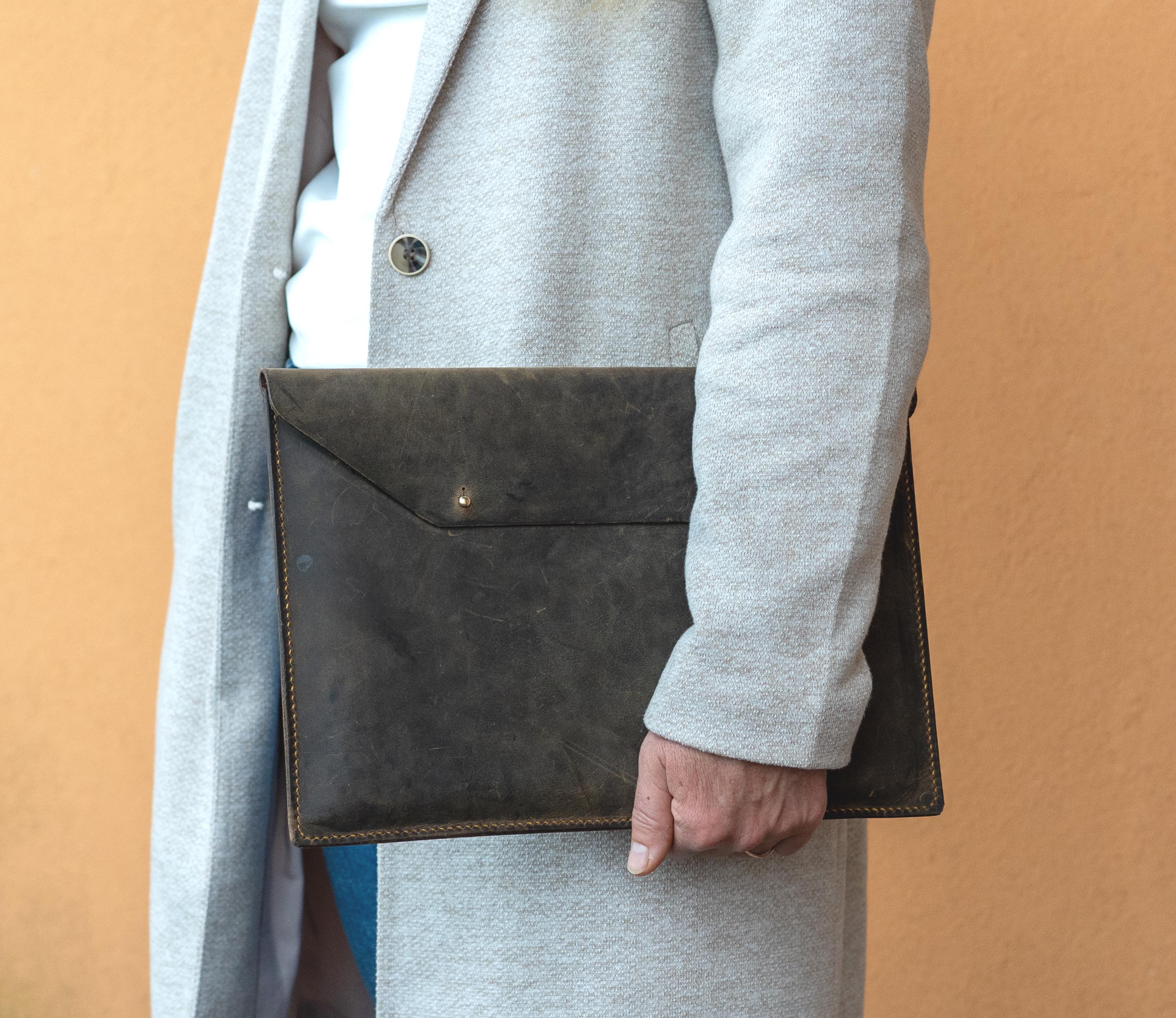 Leather MacBook sleeve | MacBook Case | minimalist iPad sleeve | Laptop case 11, 13, 14, 15, 16,17