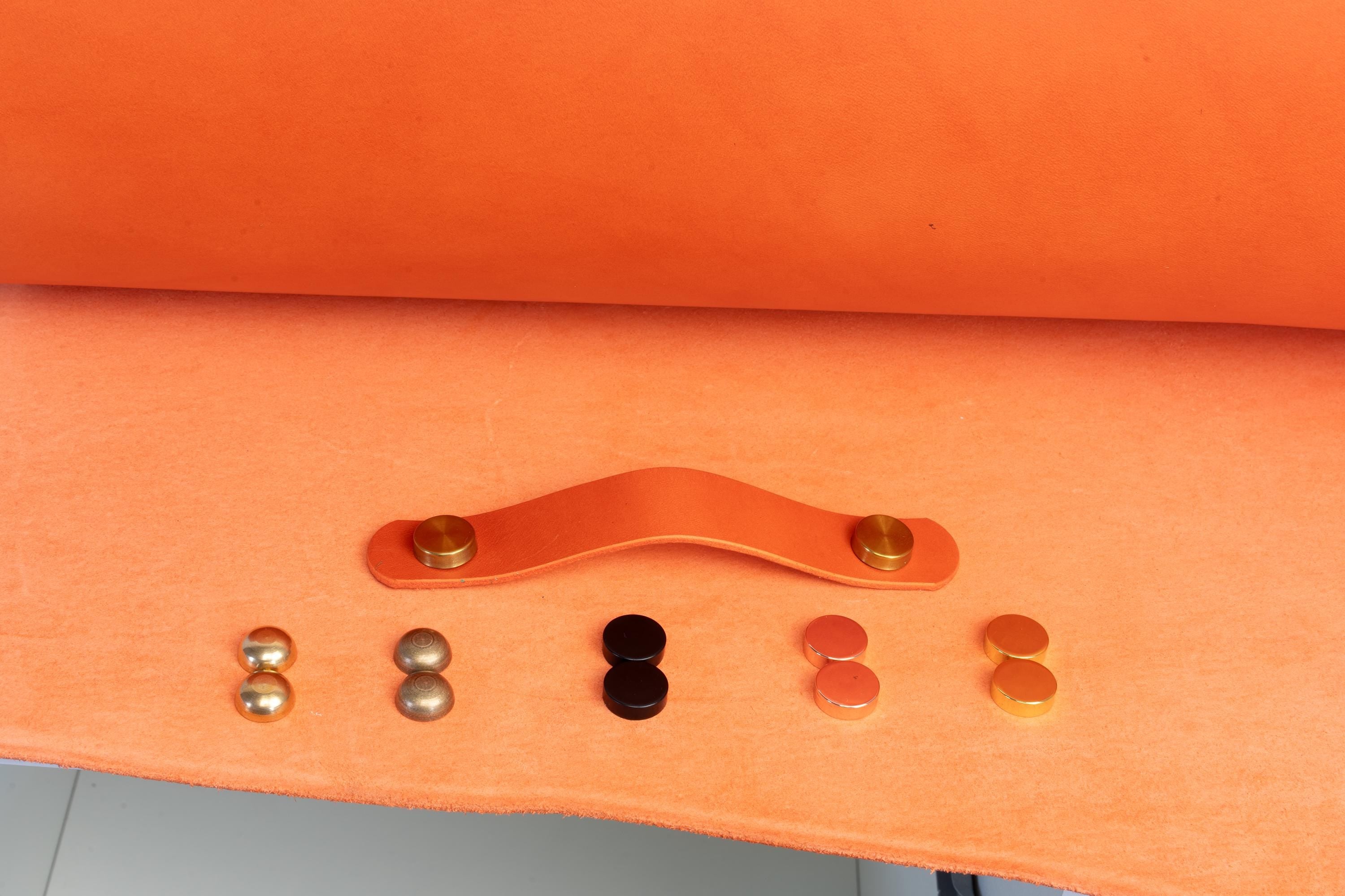 Handmade Leather Handles | Drawer Pulls & Cabinet Knobs | For IKEA Pax Kallax Hemnes | Vegetable Tanned Leather | Made in Germany