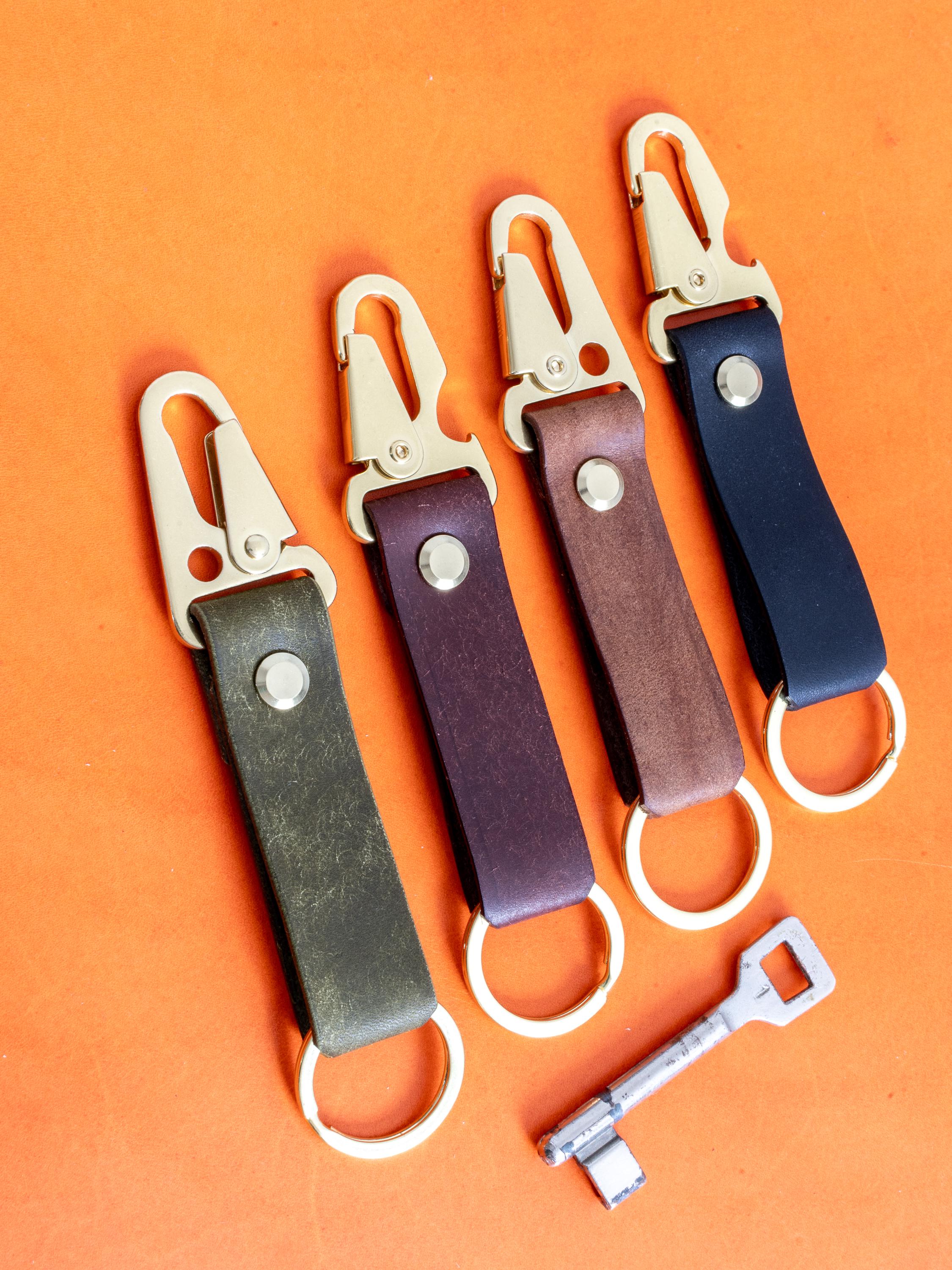 Schlüsselband aus Pueblo-Leder • individuell graviert (bis 15 Buchstaben) • Handarbeit in Deutschland • Schlüsselanhänger