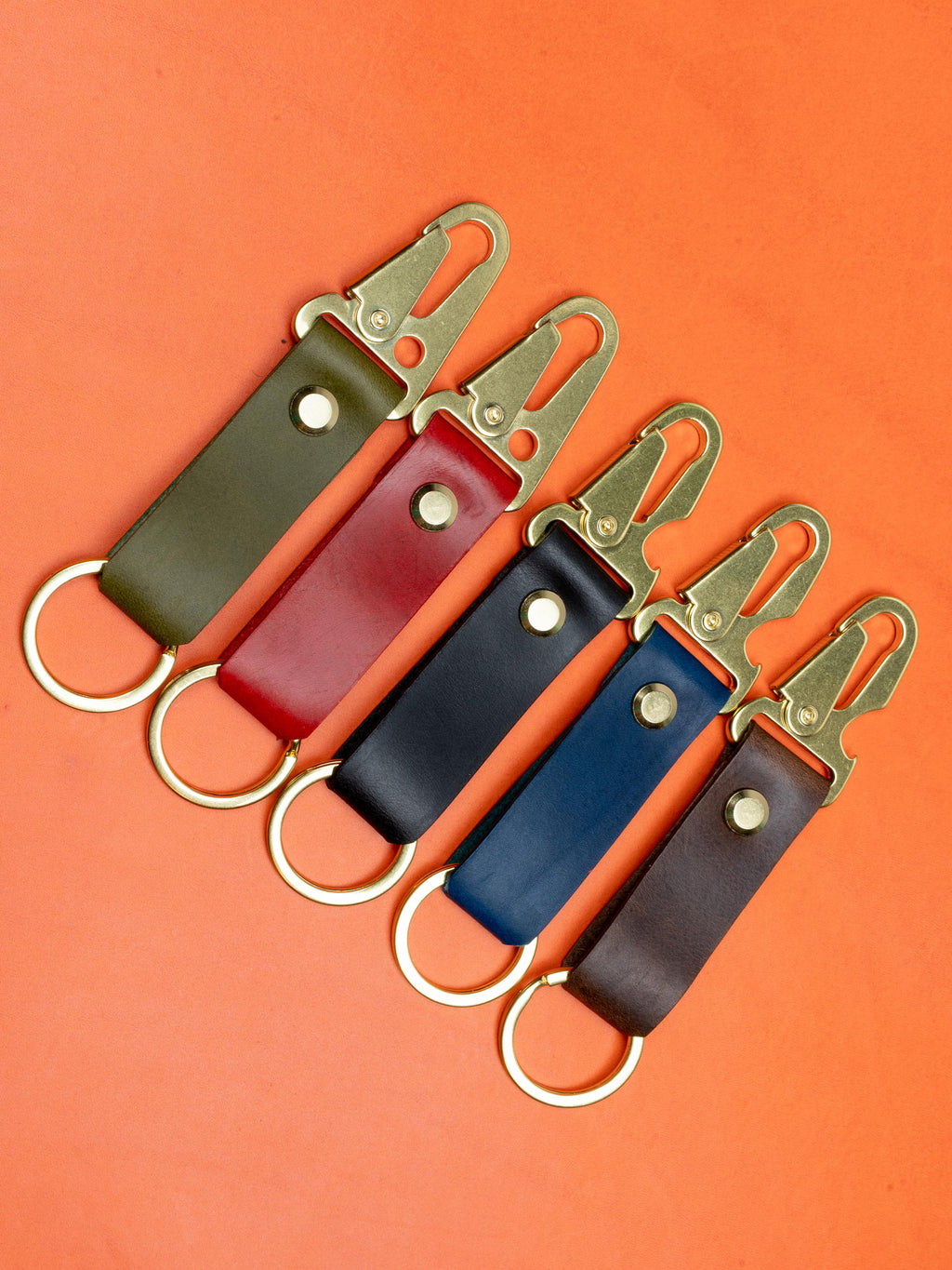 Schlüsselband aus Italienischem Vegtan-Leder • Individuell graviert (bis 15 Buchstaben) • Handarbeit aus Deutschland
