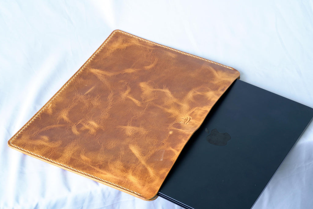 Leather MacBook sleeve | MacBook Case | minimalist iPad sleeve | Laptop case 11, 13, 14, 15, 16,17