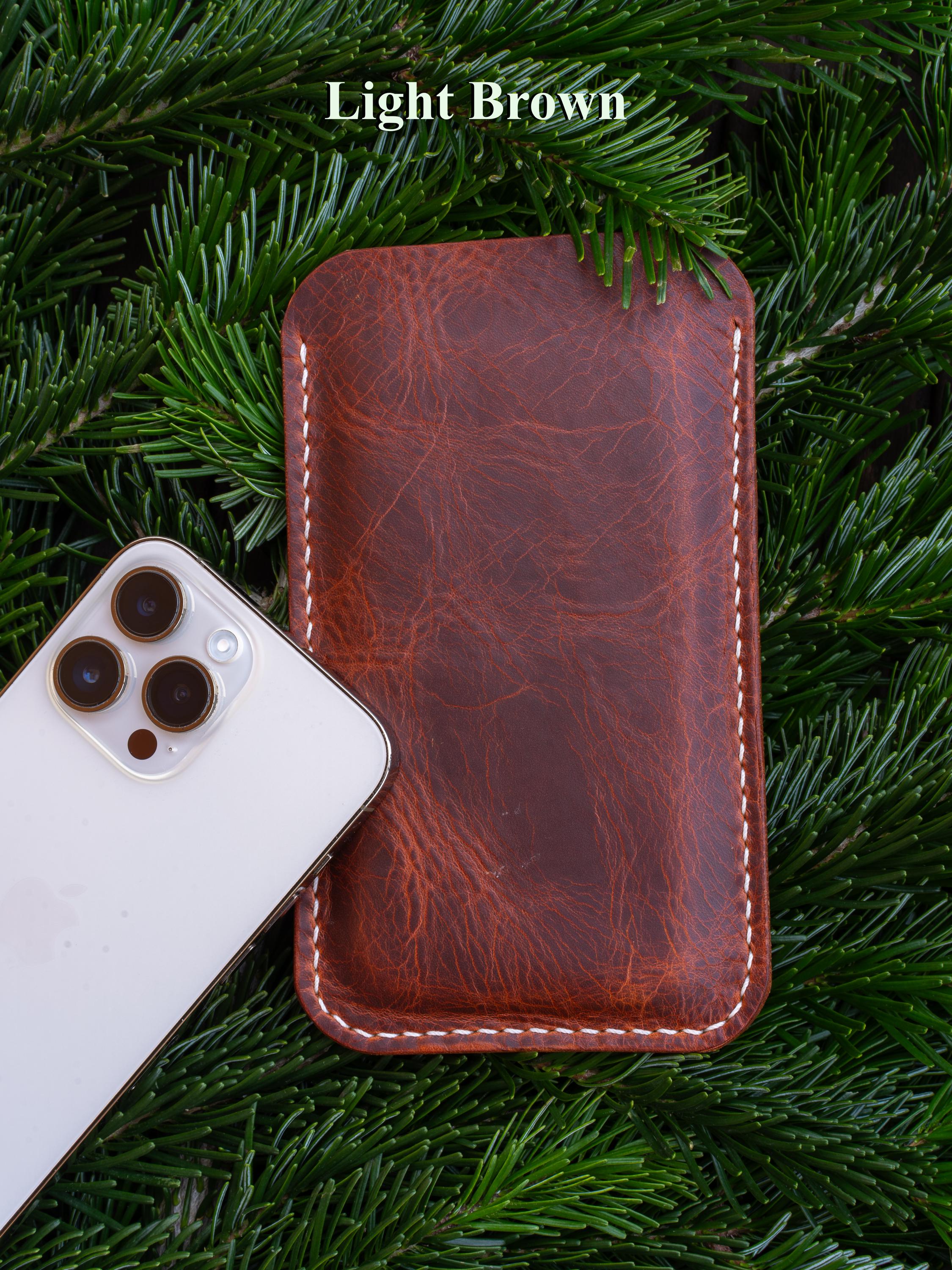 Hand-stitched Leather Case for Your Smartphone - iPhone Case, Every Stitch Sewn by Hand • iPhone Etui
