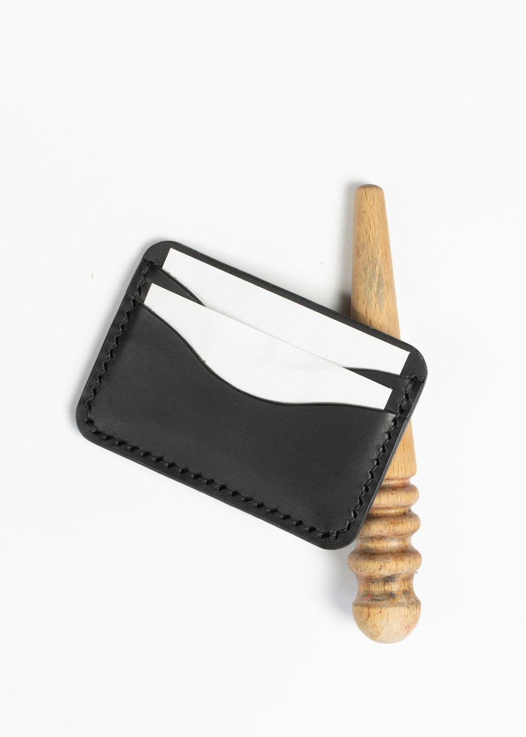 Buttero Leather Card Holder | Hand-Stitched Bifold, Slim, Personalized Engraving Gift| Gift for him.