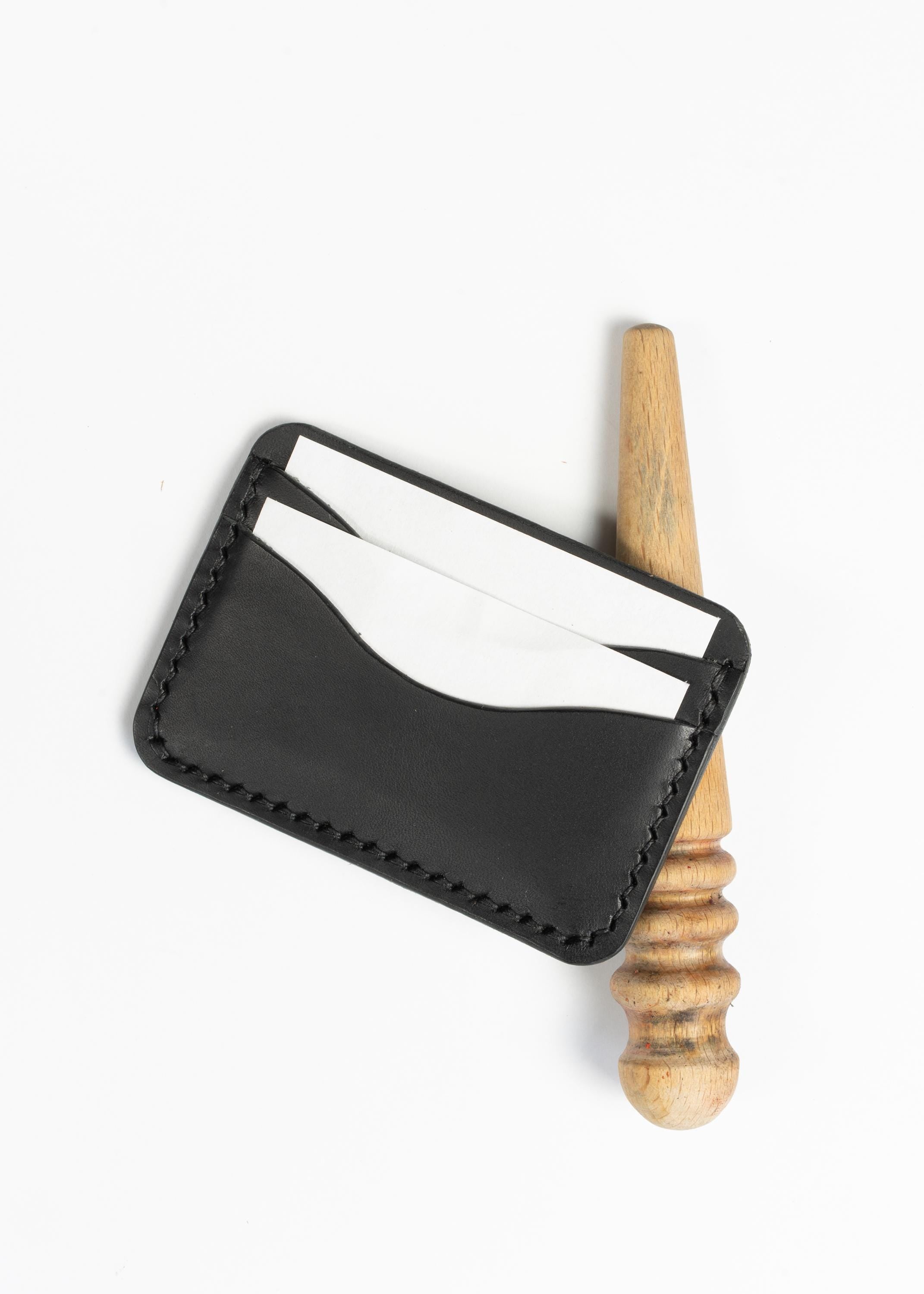 Buttero Leather Card Holder | Hand-Stitched Bifold, Slim, Personalized Engraving Gift| Gift for him.