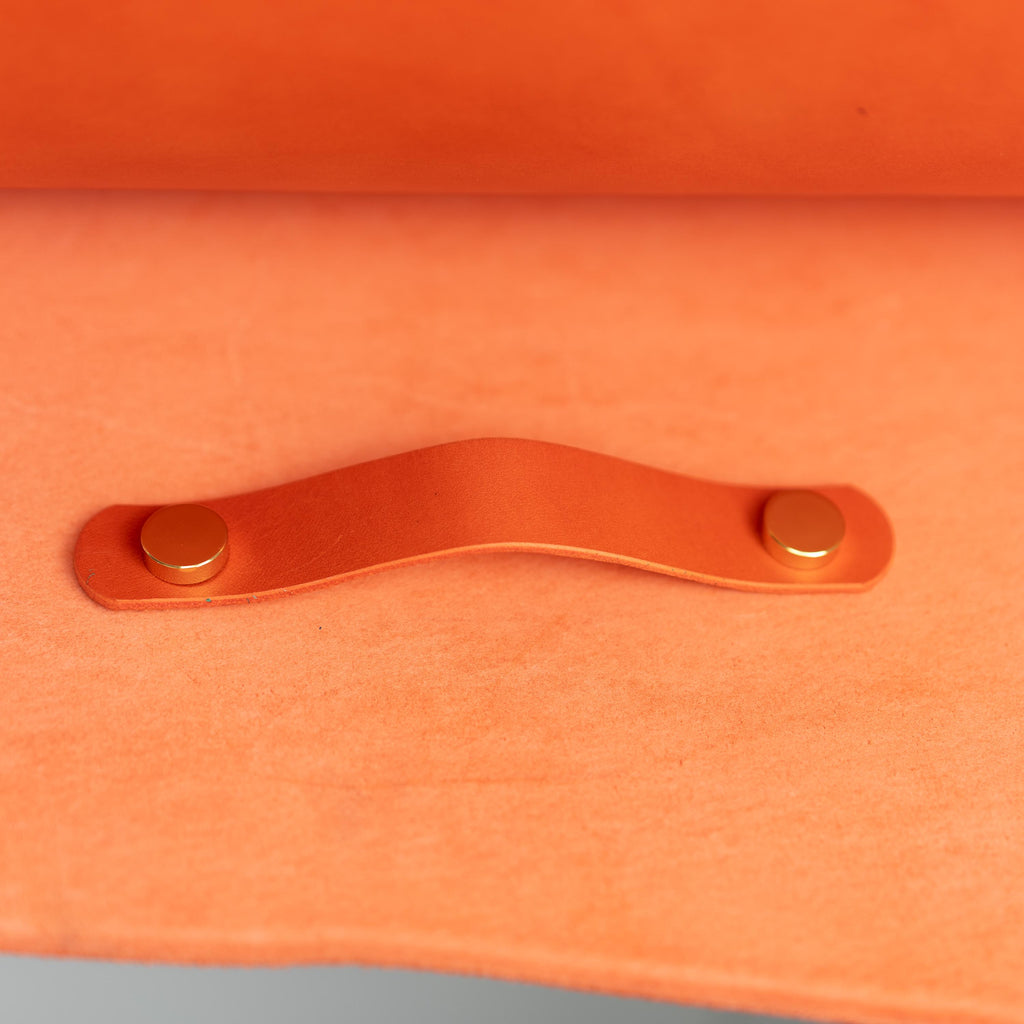 Handmade Leather Handles | Drawer Pulls & Cabinet Knobs | For IKEA Pax Kallax Hemnes | Vegetable Tanned Leather | Made in Germany