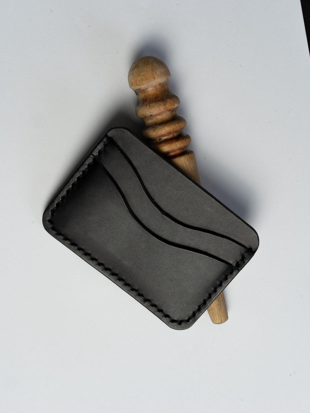 Buttero Leather Card Holder | Hand-Stitched Bifold, Slim, Personalized Engraving Gift| Gift for him.