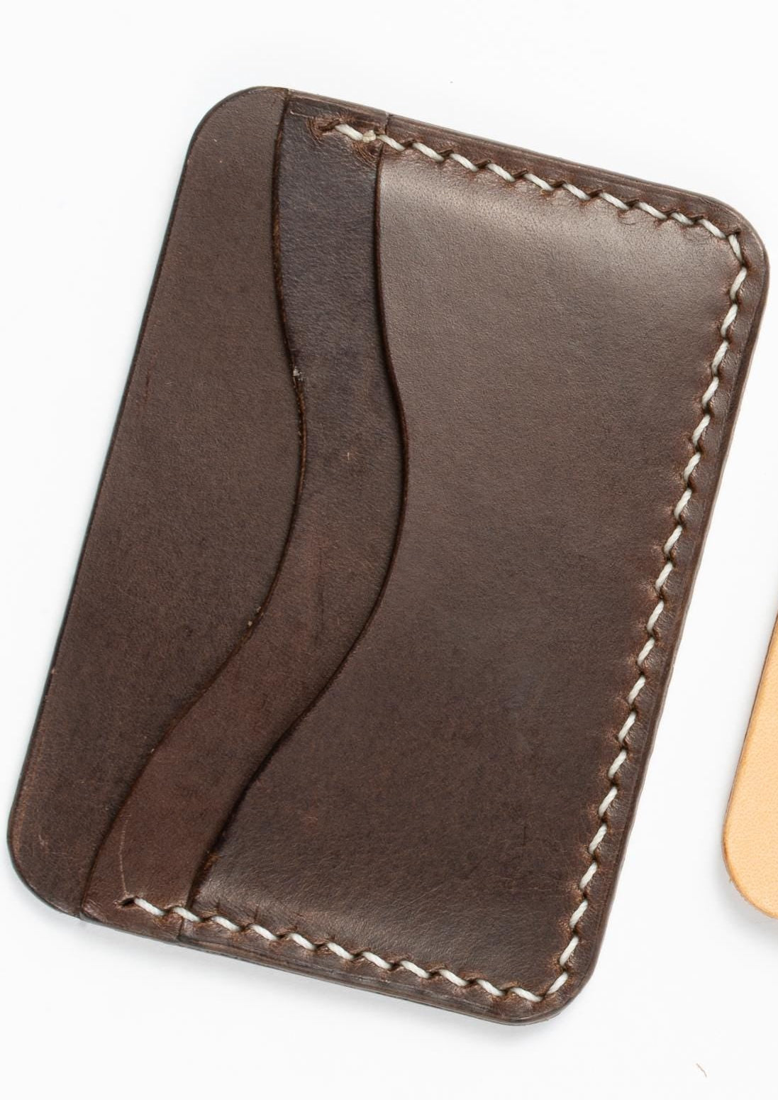 Buttero Leather Card Holder | Hand-Stitched Bifold, Slim, Personalized Engraving Gift| Gift for him.