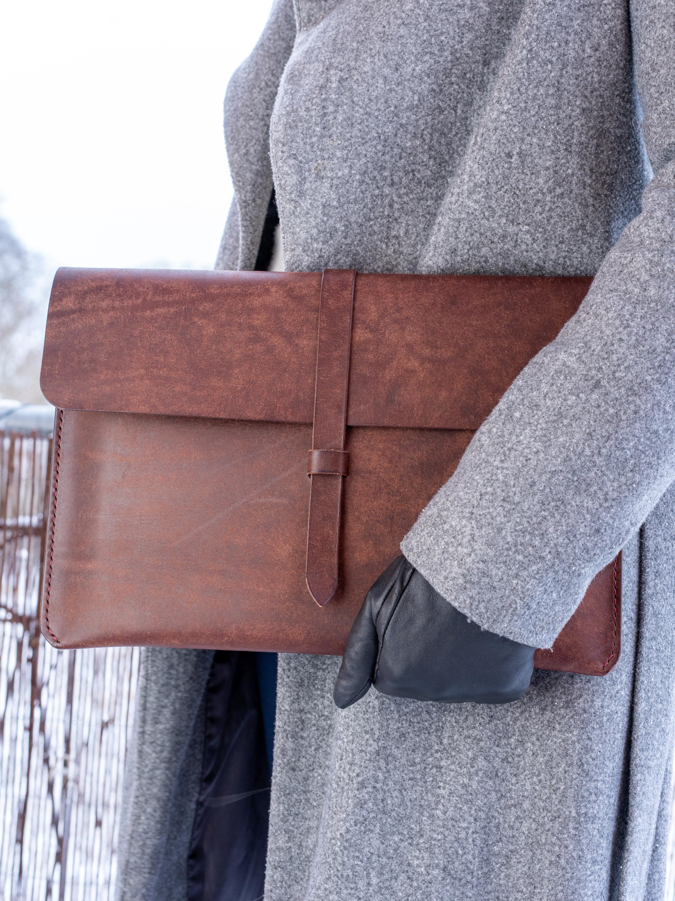 Leather MacBook sleeve | MacBook Case | minimalist iPad sleeve | Laptop case 11, 13, 14, 15, 16,17