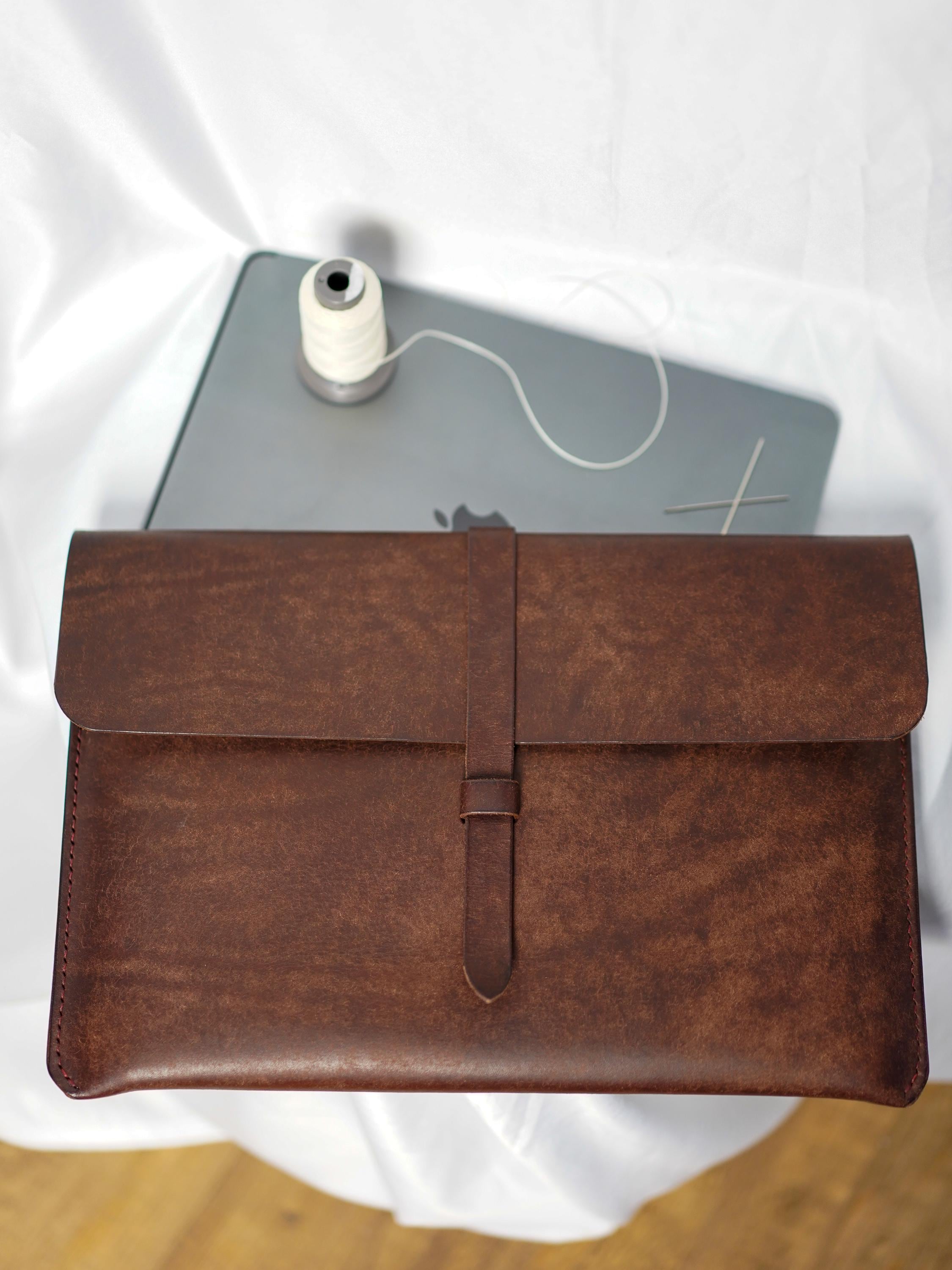 Leather MacBook sleeve | MacBook Case | minimalist iPad sleeve | Laptop case 11, 13, 14, 15, 16,17