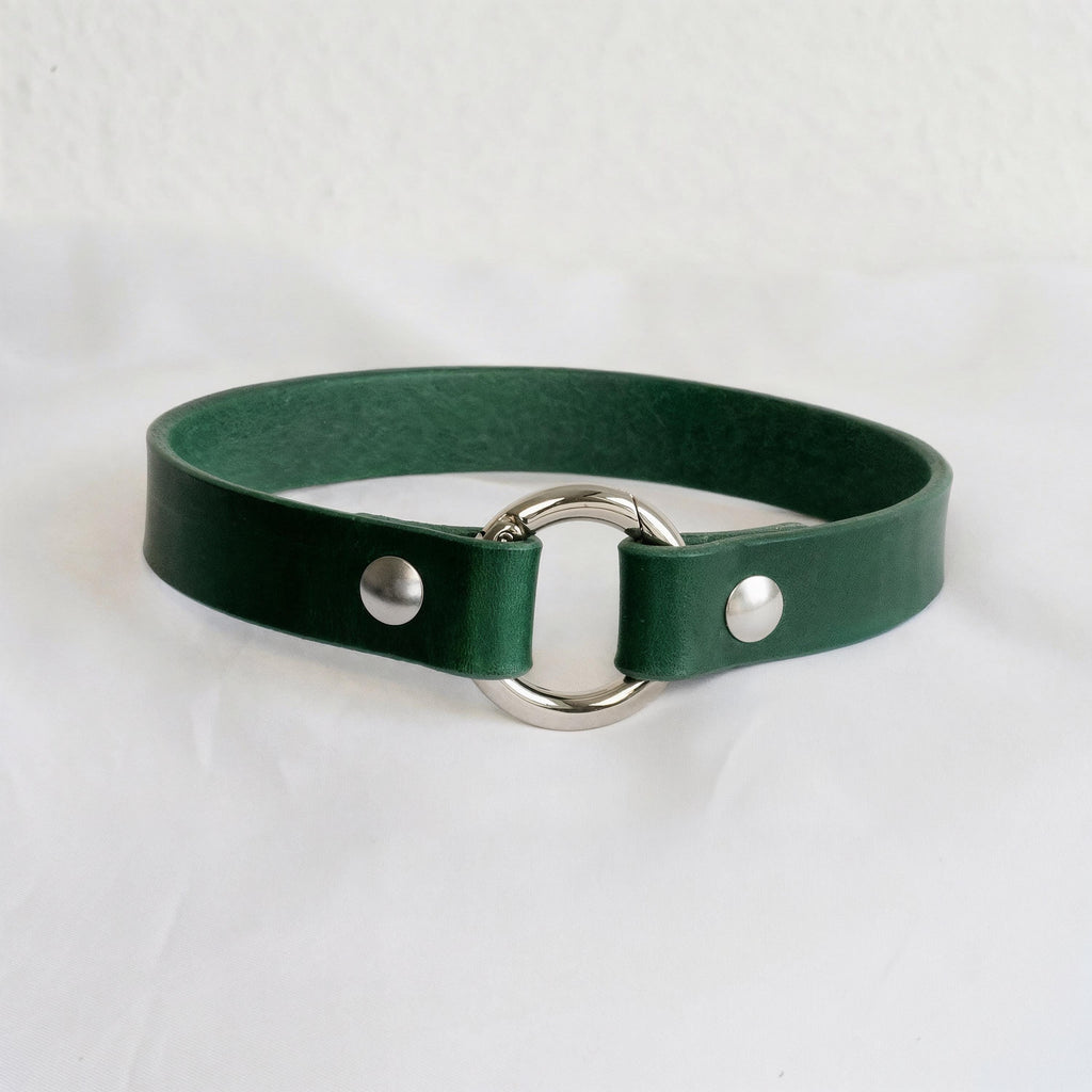 Leather Dog Collar Personalized, Handmade, Name Engraving, Vegetable Tanned Leather, Small Medium Dogs