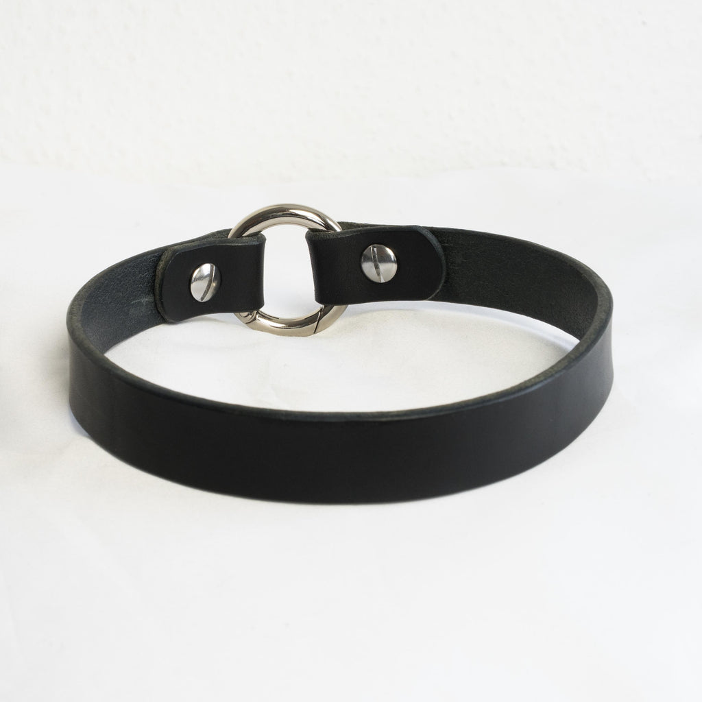 Leather Dog Collar Personalized, Handmade, Name Engraving, Vegetable Tanned Leather, Small Medium Dogs