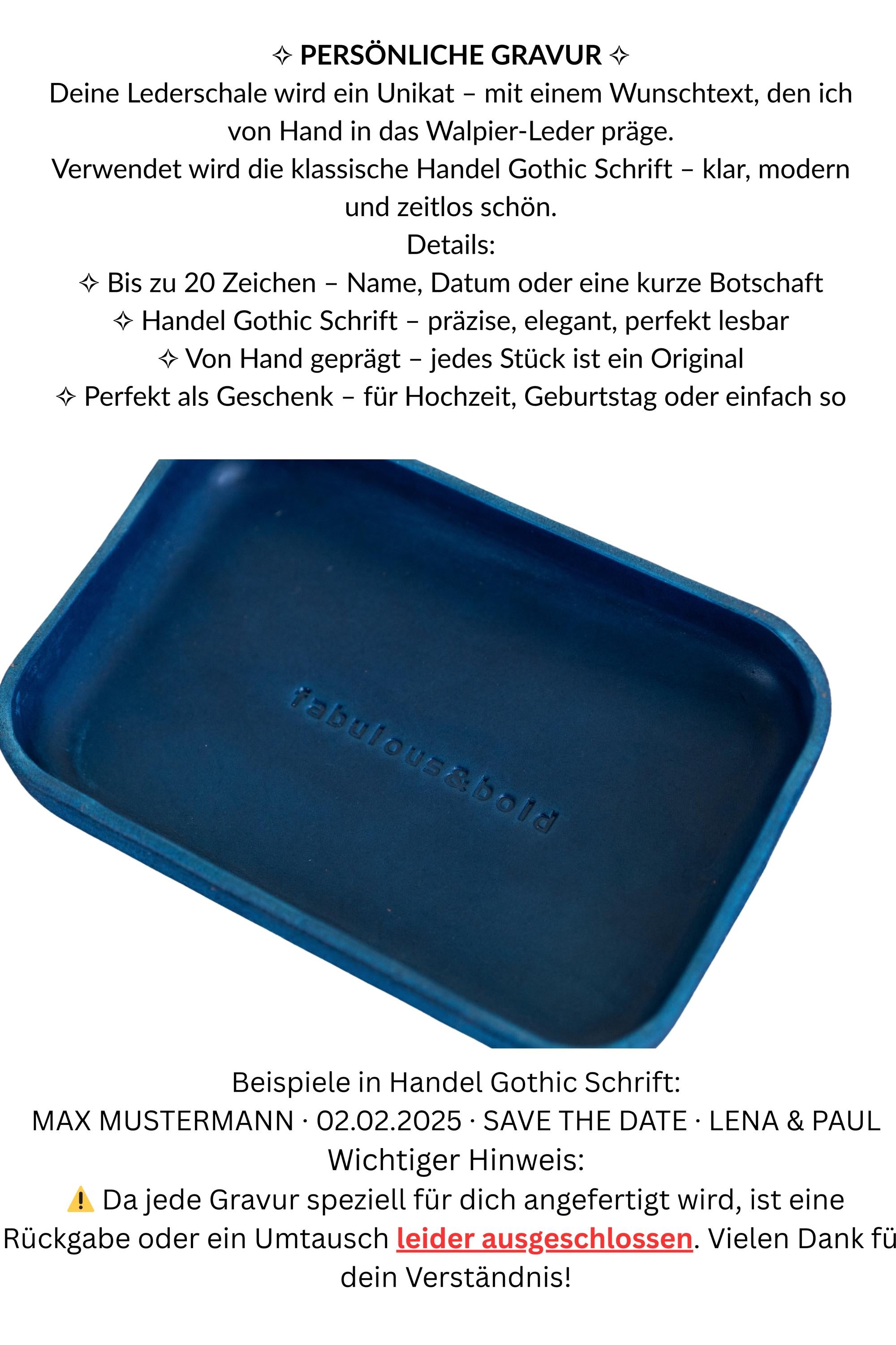 Handmade Leather Tray – Minimalist Catchall for Everyday Essentials