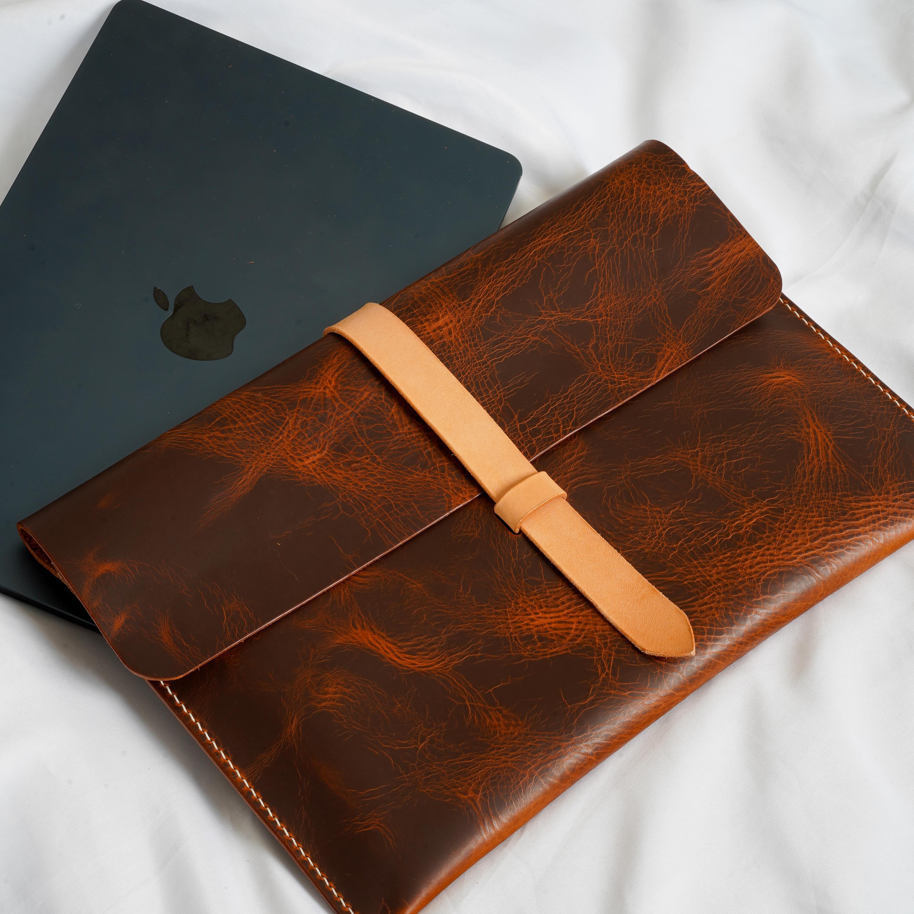 Leather MacBook sleeve | MacBook Case | minimalist iPad sleeve | Laptop case 11, 13, 14, 15, 16,17