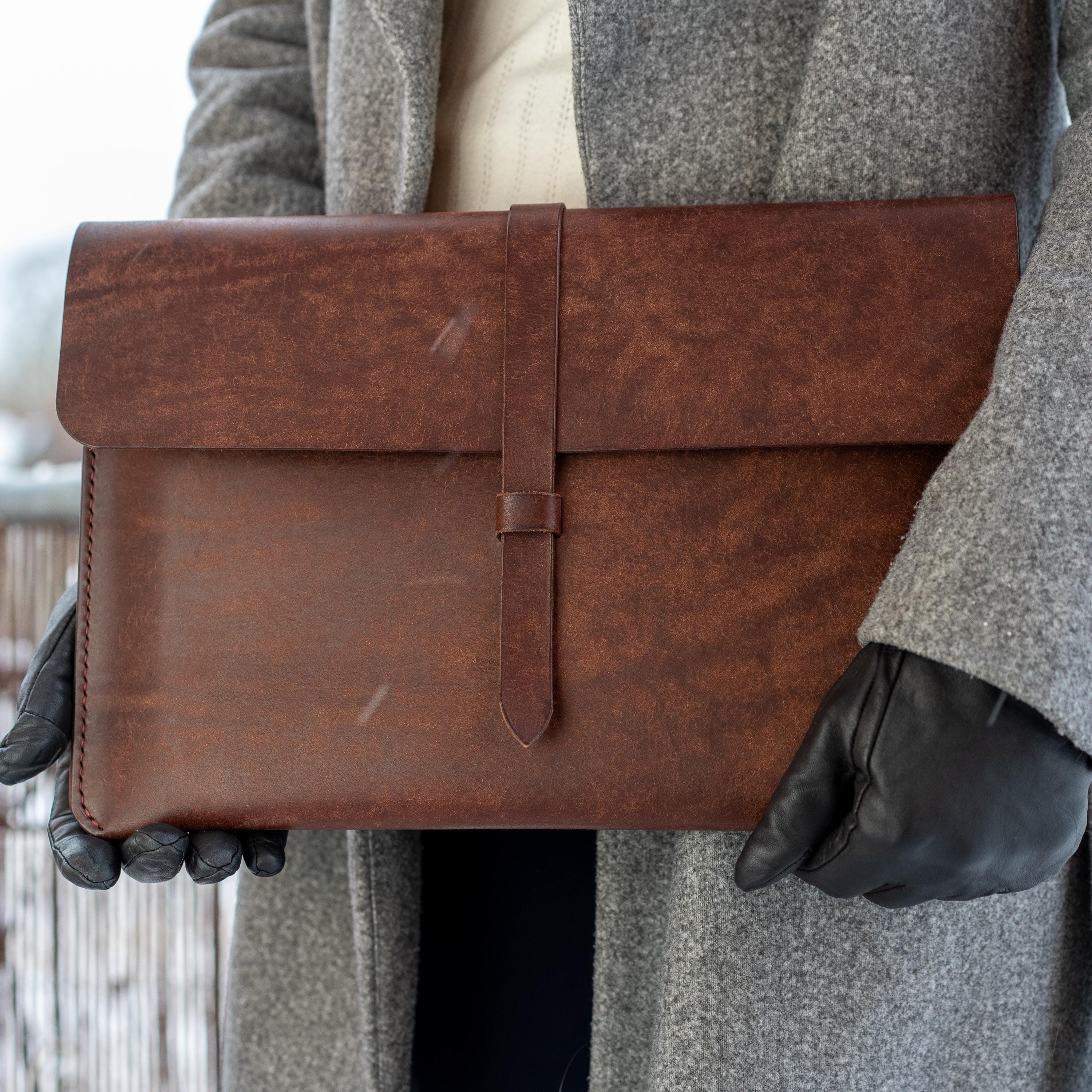 Leather MacBook sleeve | MacBook Case | minimalist iPad sleeve | Laptop case 11, 13, 14, 15, 16,17
