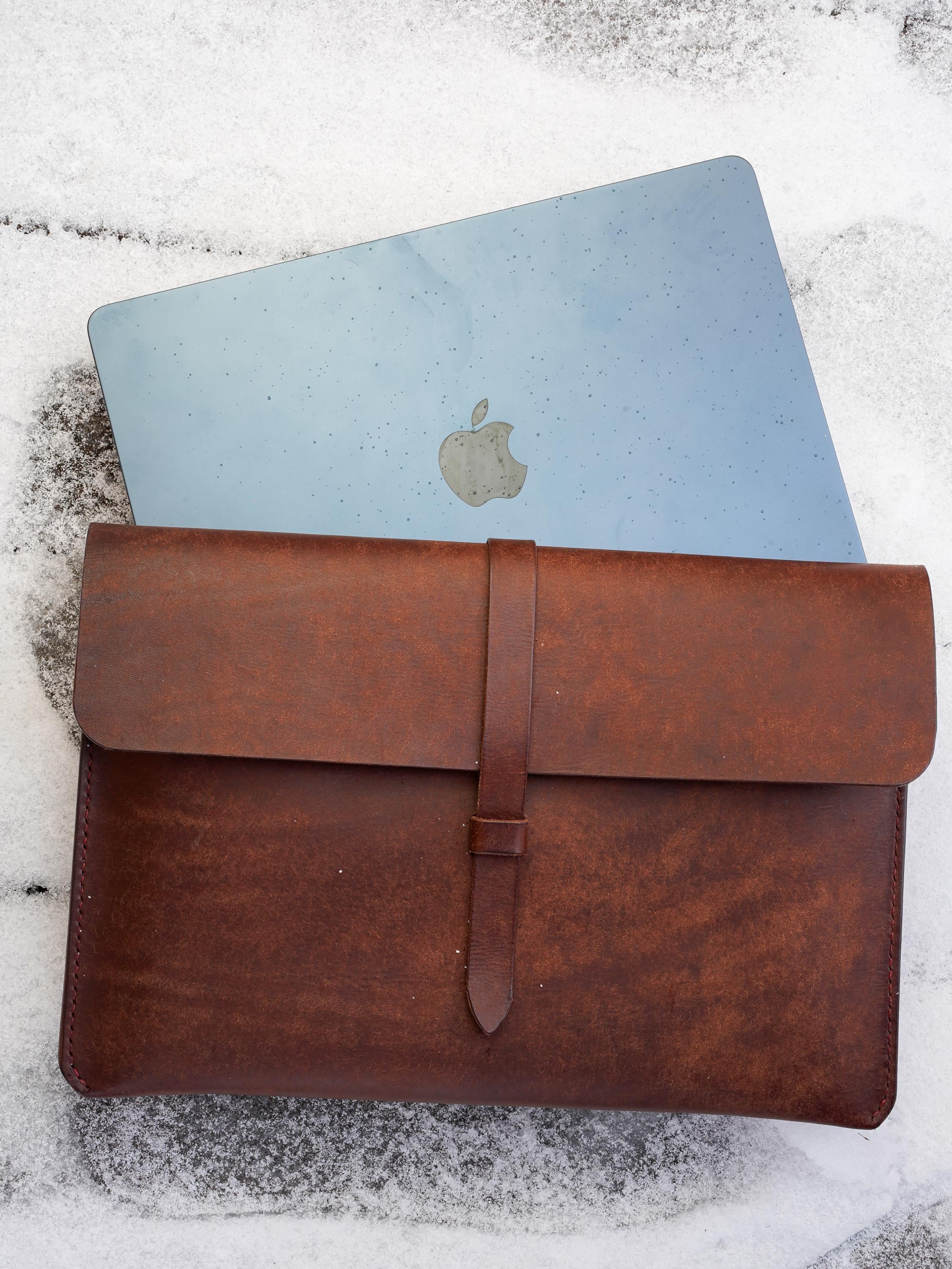 Leather MacBook sleeve | MacBook Case | minimalist iPad sleeve | Laptop case 11, 13, 14, 15, 16,17