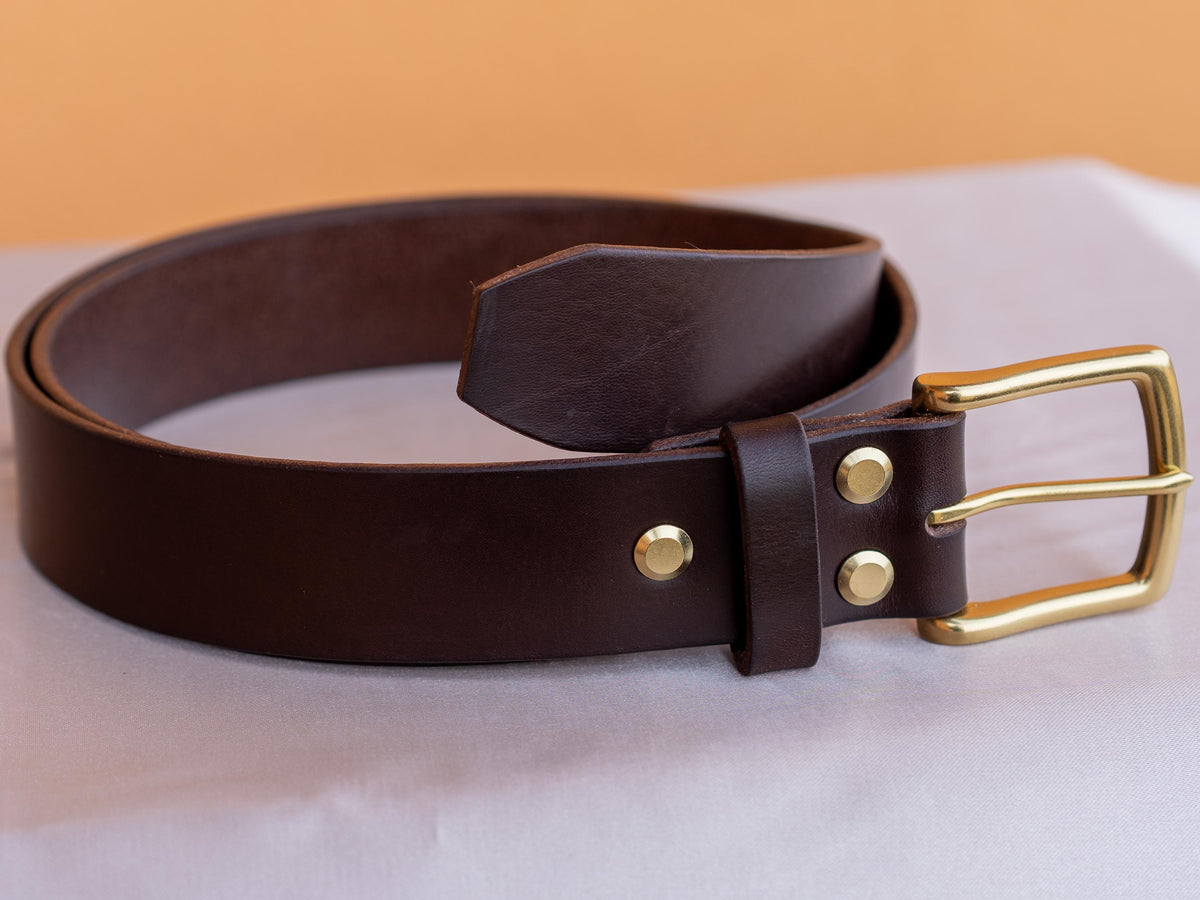 Custom-Made Leather Belt for women belt handmade women's leather belt | 3,8 cm jeans belt Vintage leather belt | Gift for her Luxury belt
