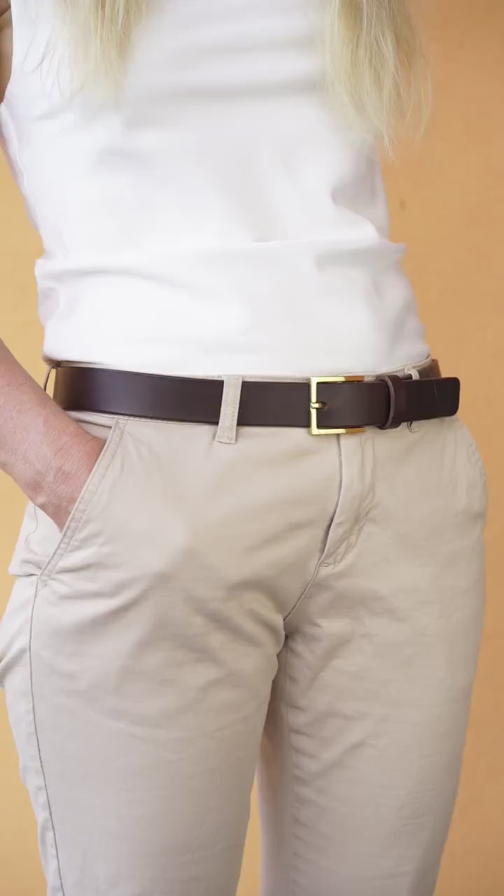 Artisan Handcrafted Leather Belts: Custom Jeans Belts for Men and Women - leather Jeans Belts | Handmade in Germany