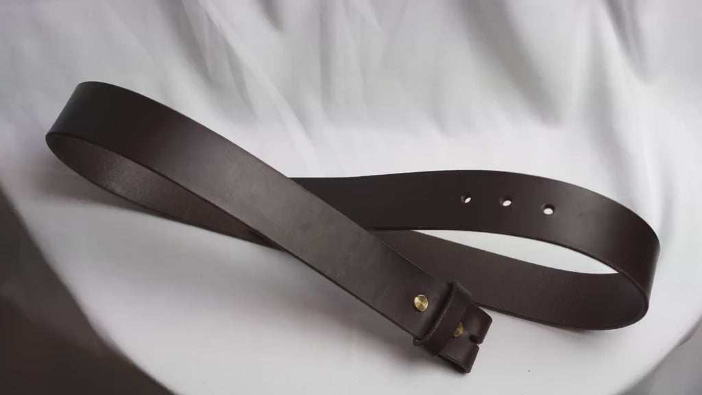 Belt Blank for Buckle | Vegetable Tanned Leather Belt Strap | Tuscan Leather | Unfinished Belt 2cm 2.5cm 3cm 3.2cm 3.5cm 3.8cm 4cm
