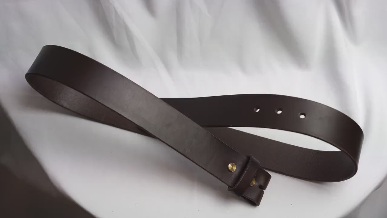 Belt Blank for Buckle | Vegetable Tanned Leather Belt Strap | Tuscan Leather | Unfinished Belt 2cm 2.5cm 3cm 3.2cm 3.5cm 3.8cm 4cm