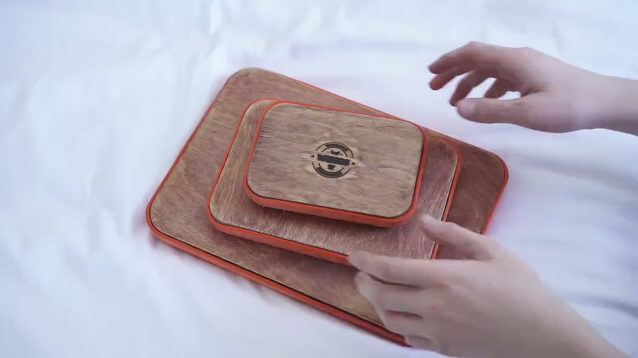 Handmade Leather Tray – Minimalist Catchall for Everyday Essentials