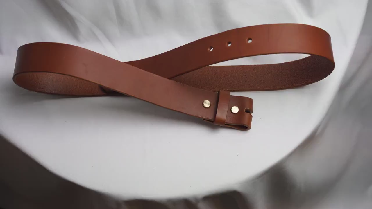 Belt Blank for Buckle | Vegetable Tanned Leather Belt Strap | Tuscan Leather | Unfinished Belt 2cm 2.5cm 3cm 3.2cm 3.5cm 3.8cm 4cm