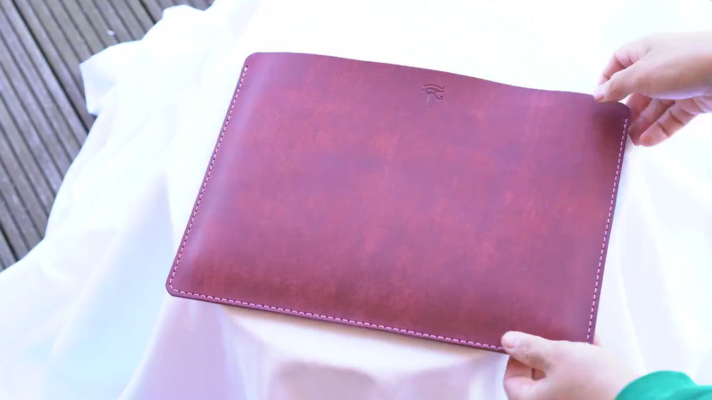 Leather MacBook sleeve | MacBook Case | minimalist iPad sleeve | Laptop case 11, 13, 14, 15, 16,17