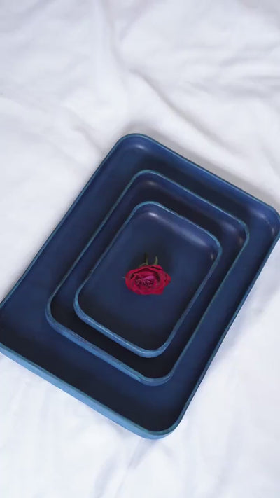 Handmade Leather Tray – Minimalist Catchall for Everyday Essentials